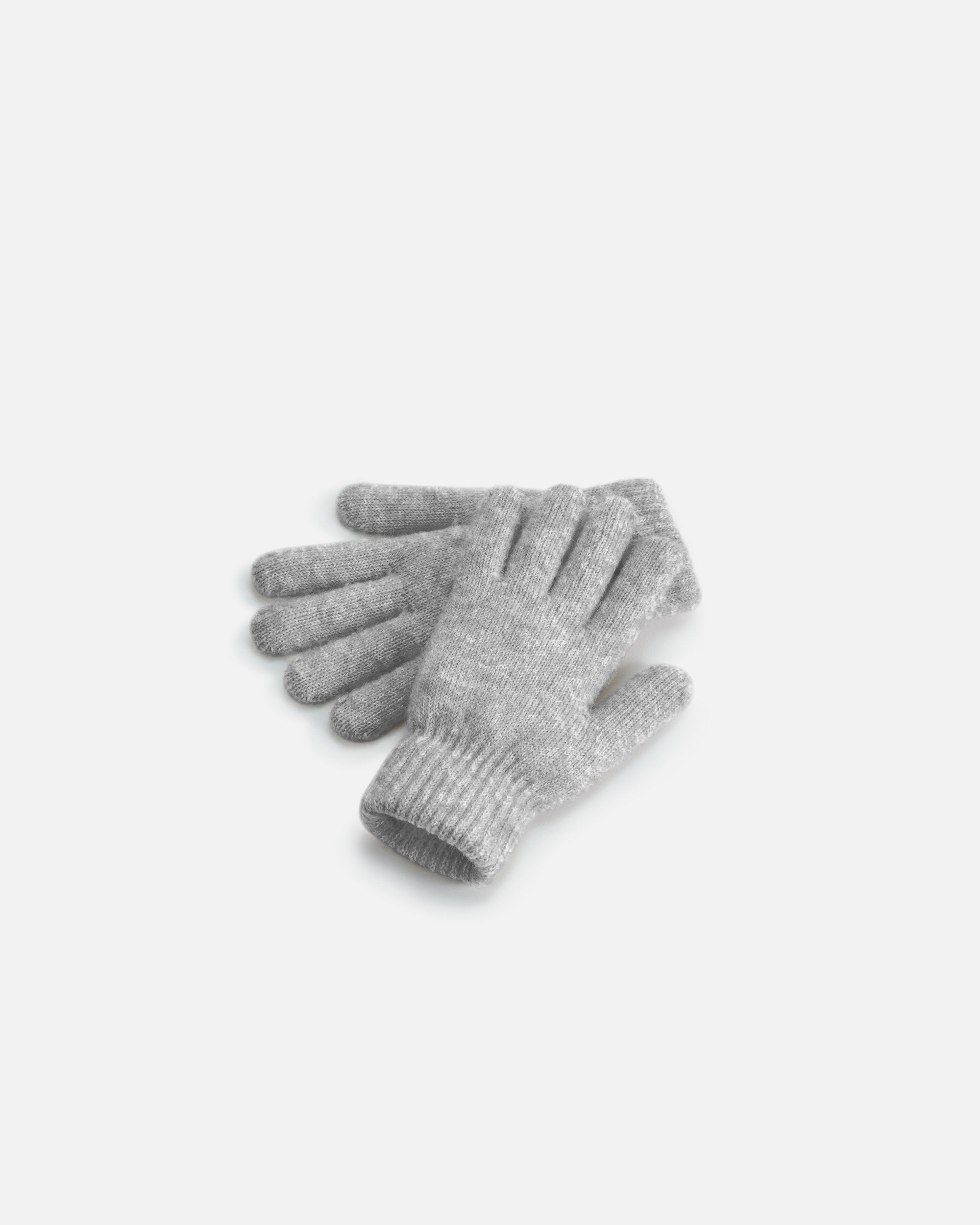 Kuschelige Handschuhe Grey Melange von VIVID