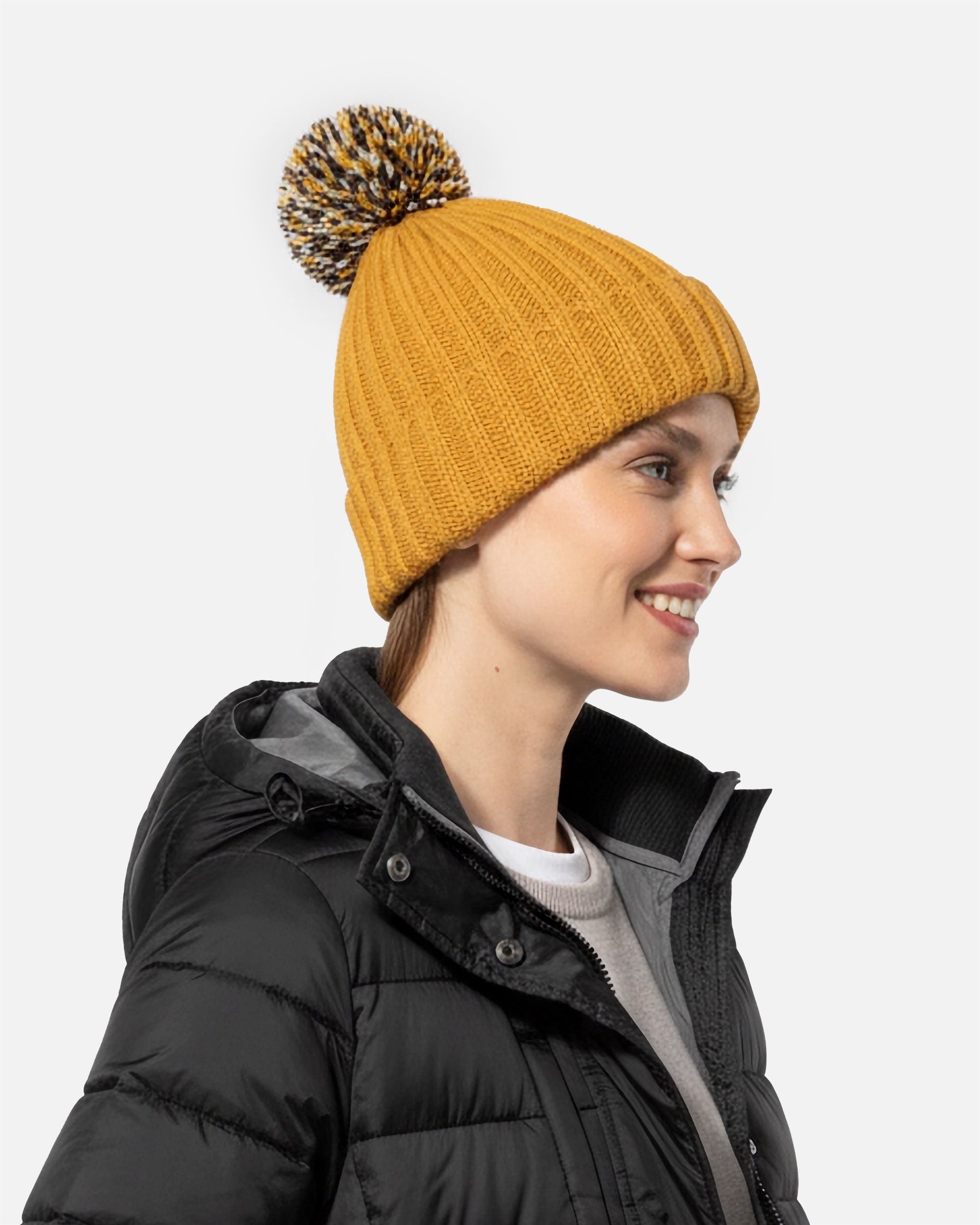 Mütze mit extragroßem Bommel von VIVID