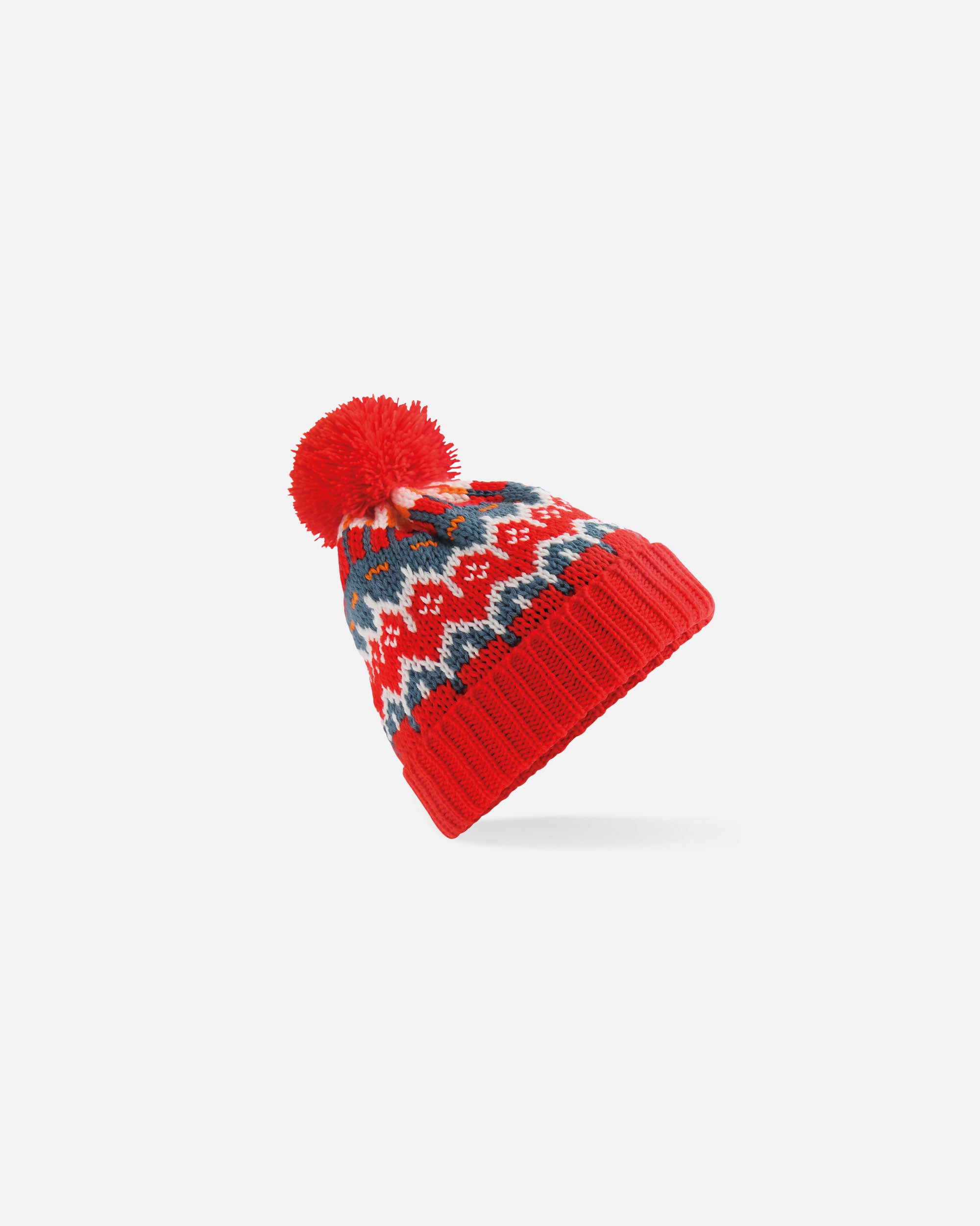 Retro-Look Mütze mit Bommel