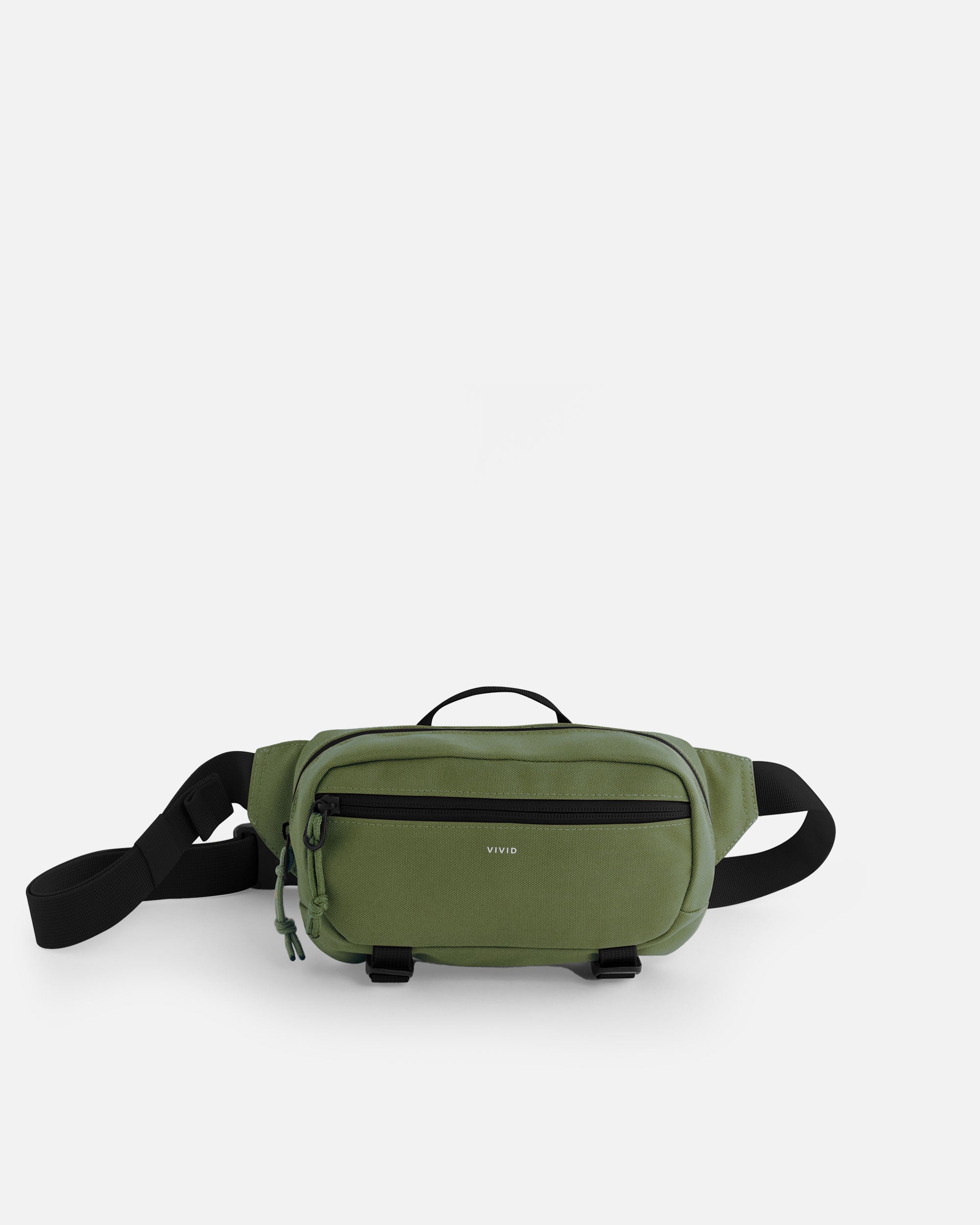 Multifunktionale Umhängetasche Moss Green von VIVID