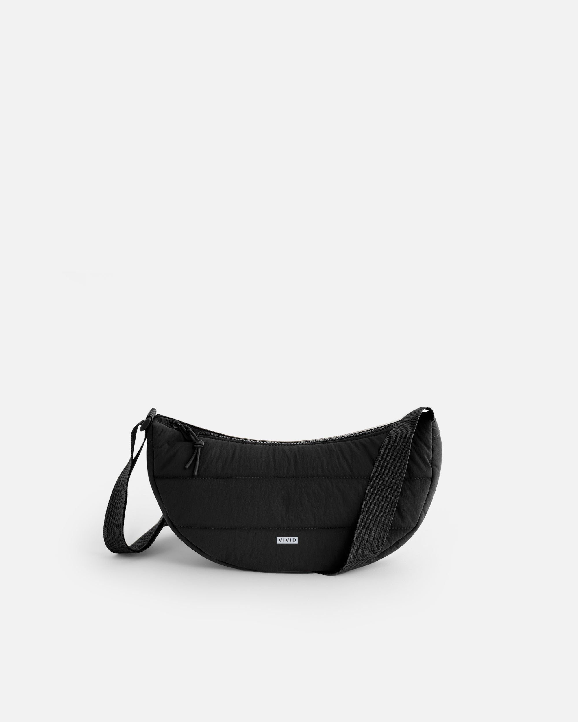 Gesteppte Umhängetasche Black von VIVID