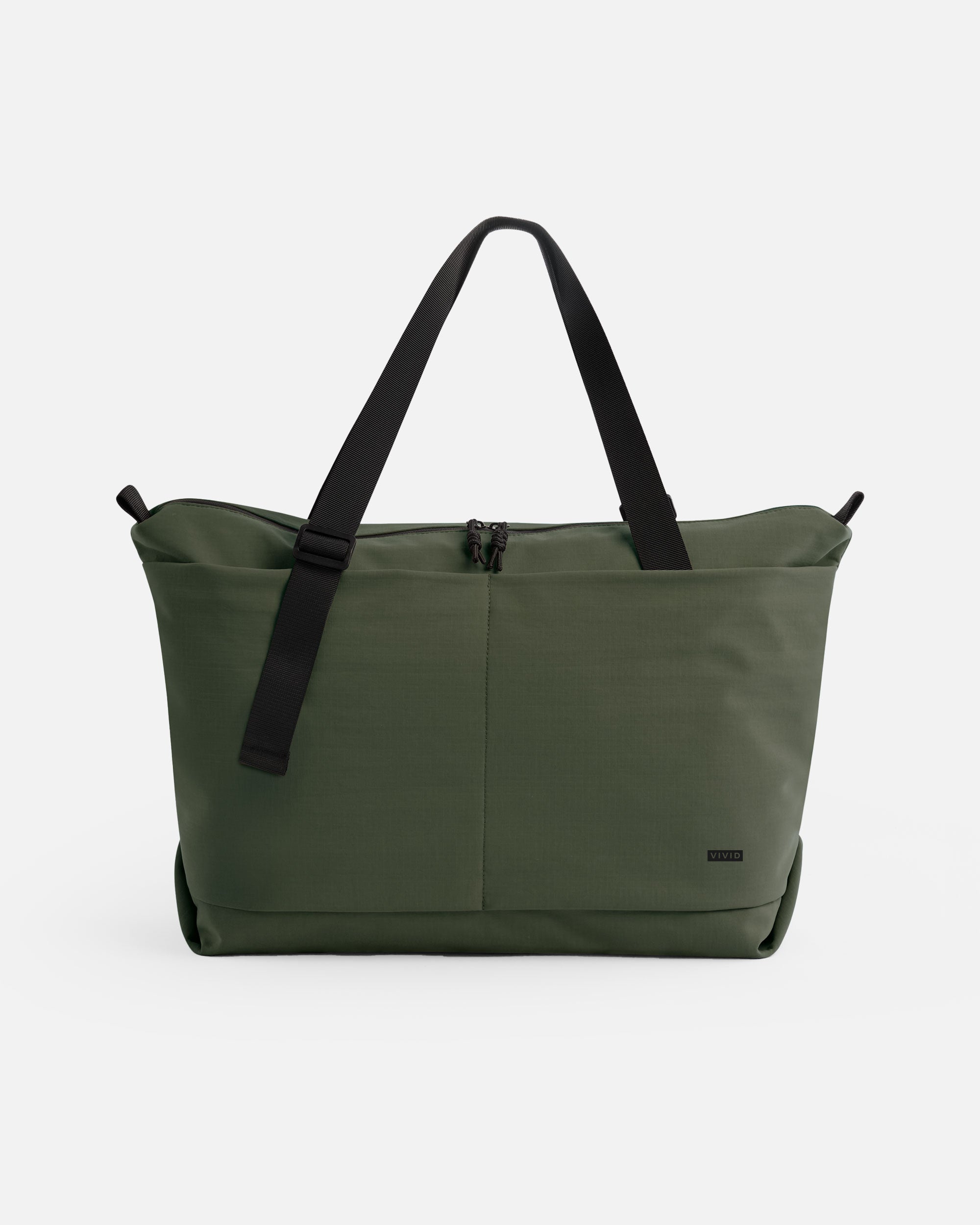 Minimalistische Tragetasche Olive von VIVID