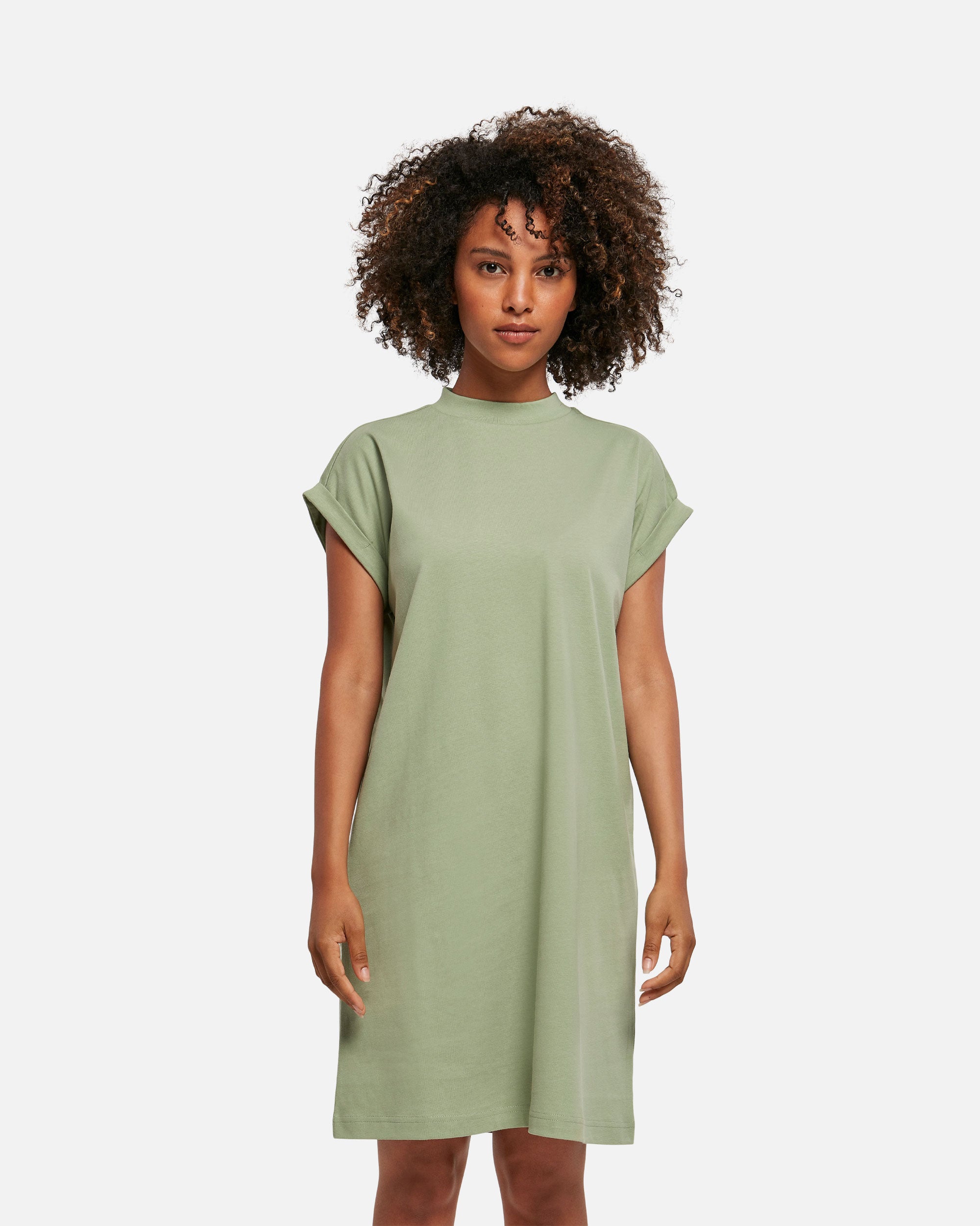 Damen Kleid mit verlängerten Schultern 2.0 Soft Salvia von VIVID