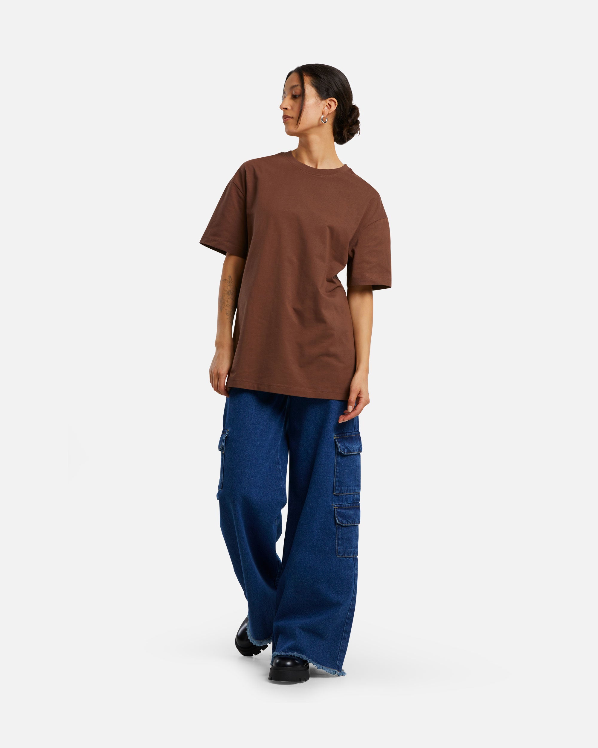 Übergroßes Boyfriend Damen T-Shirt