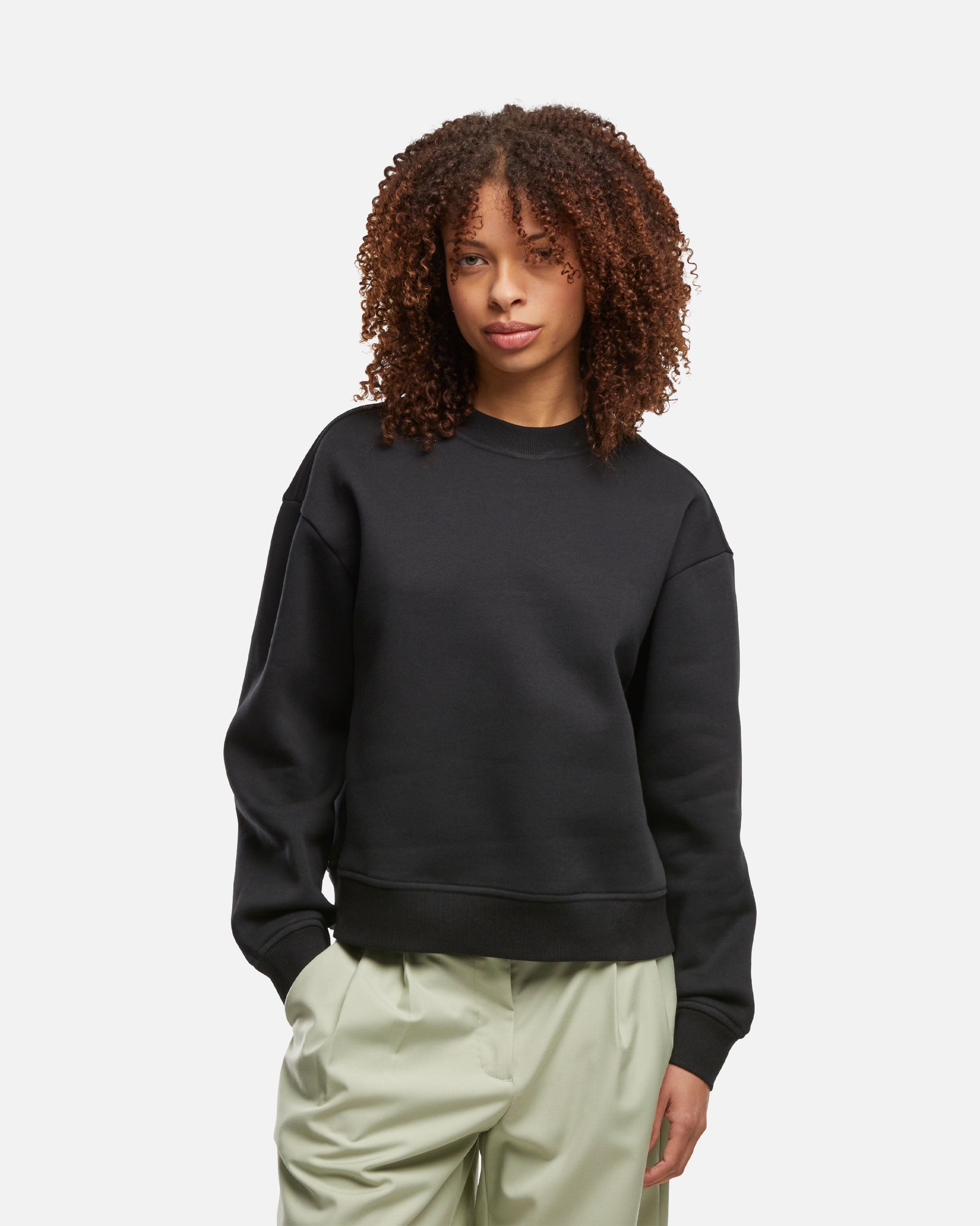 Übergroßer Damen Pullover Black von VIVID
