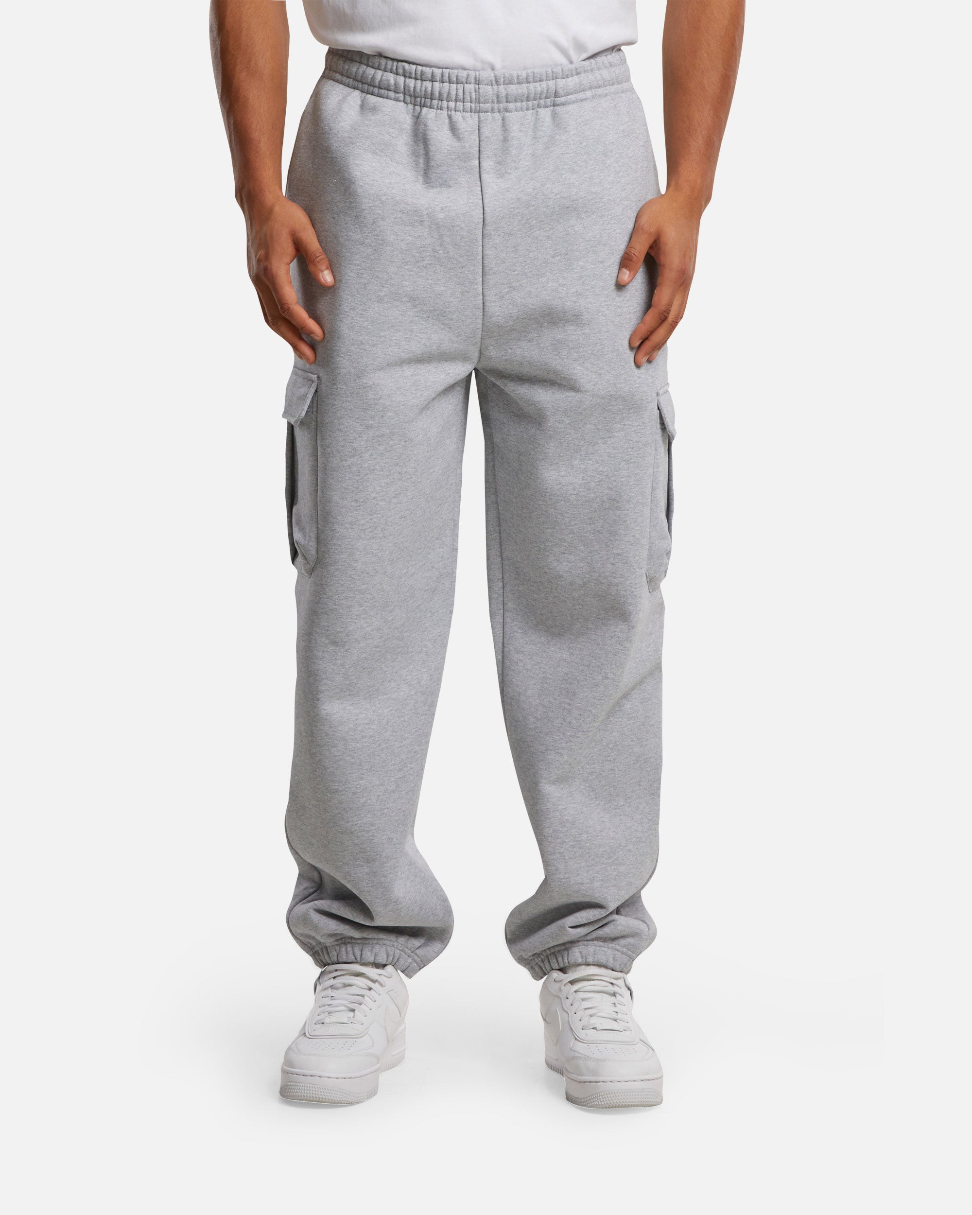 Schwere Herren Cargo Sweathose Grey Heather von VIVID