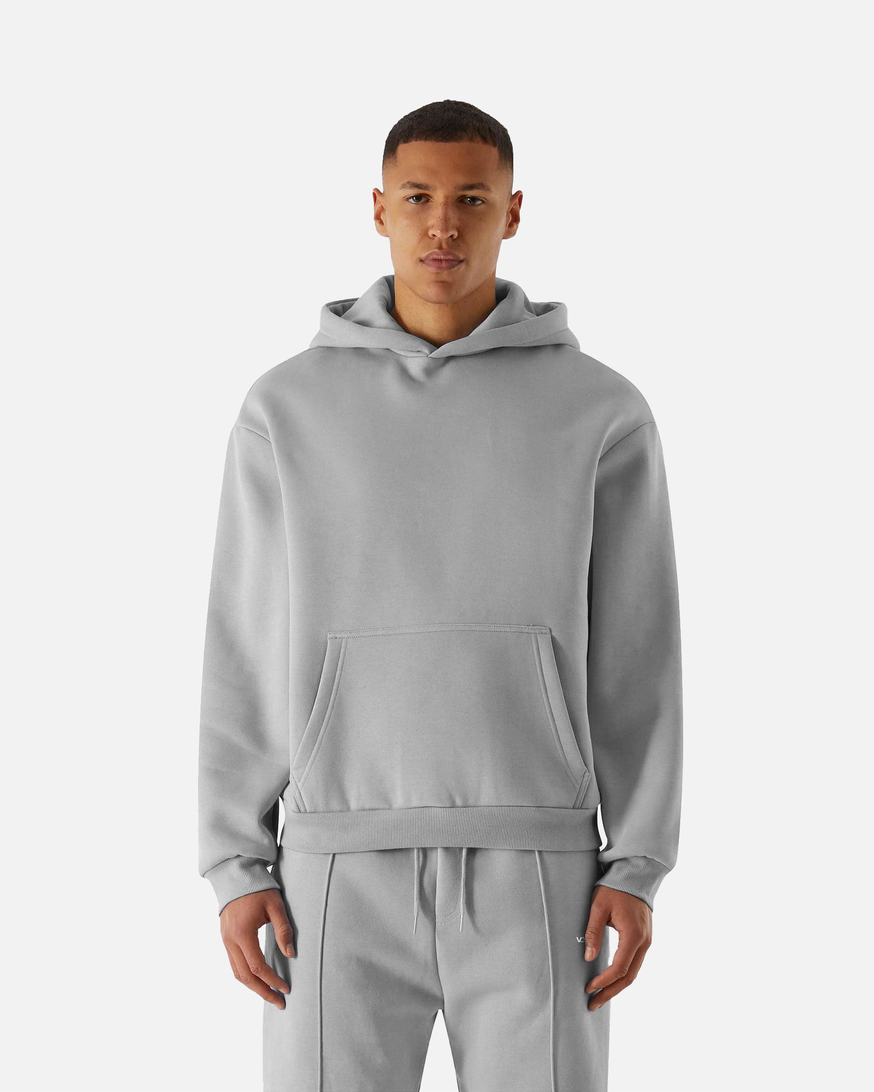 Herren VD Fluffy Kapuzenpullover Light Asphalt von VIVID