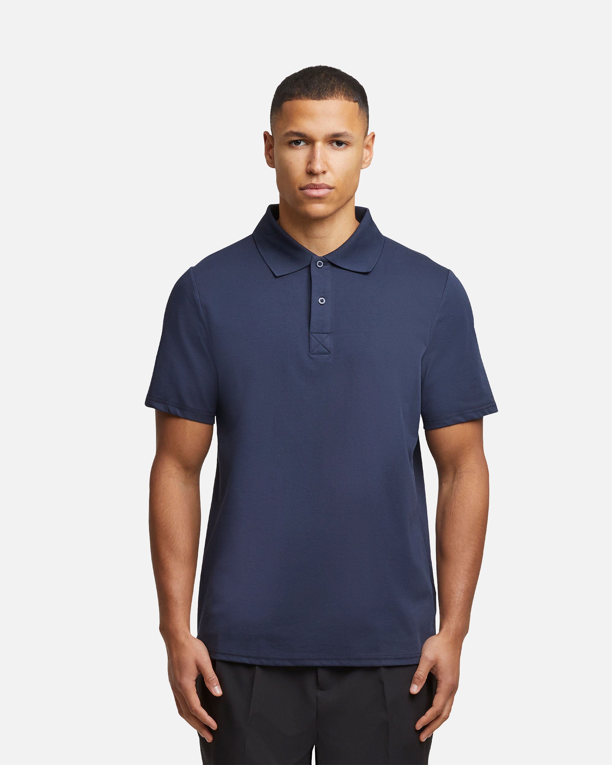 Herren Sorona Polo T-Shirt Navy Blue von VIVID