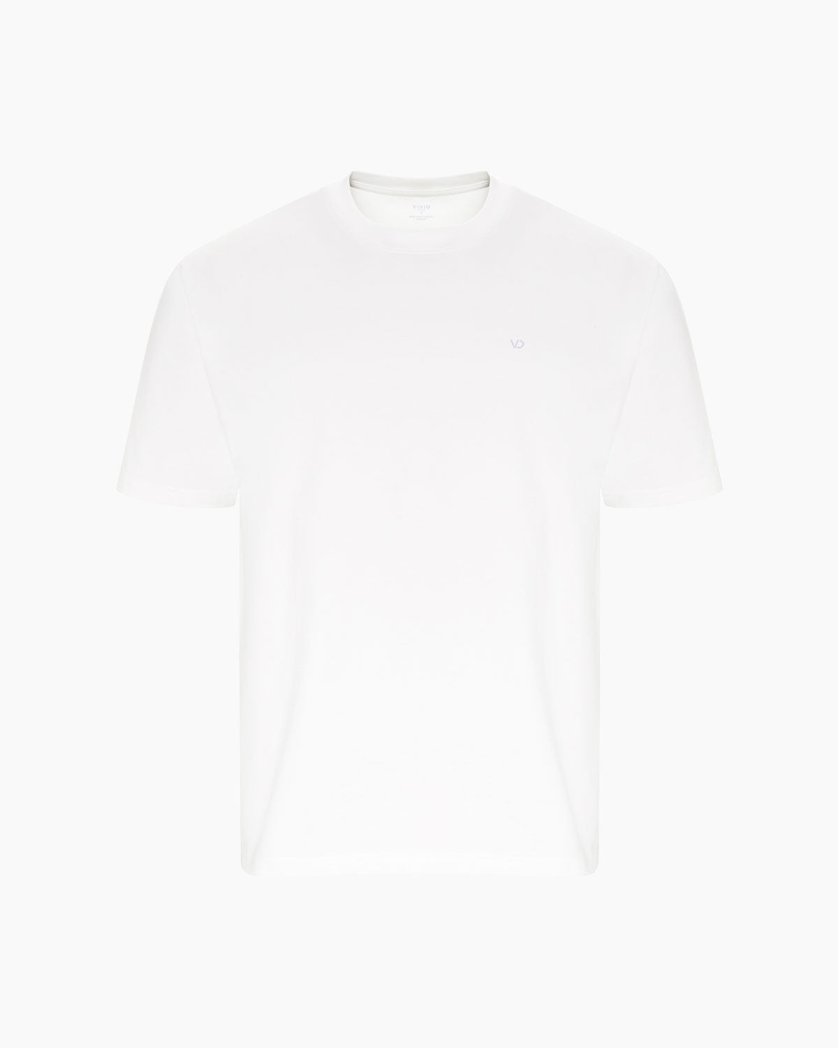 Übergroßes Herren T-Shirt White von V I V I D