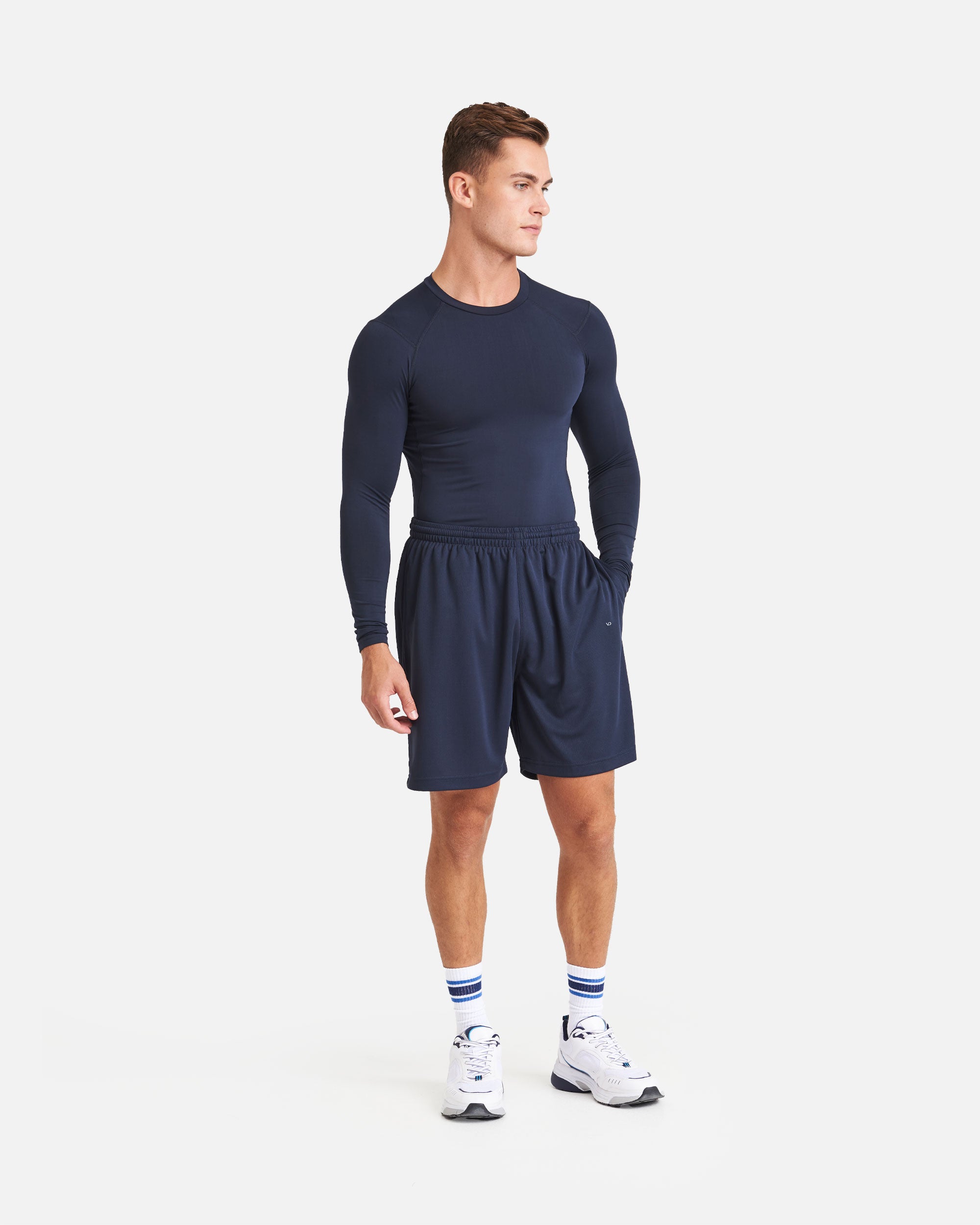 Herren Kompressions Sport Langarmshirt von VIVID