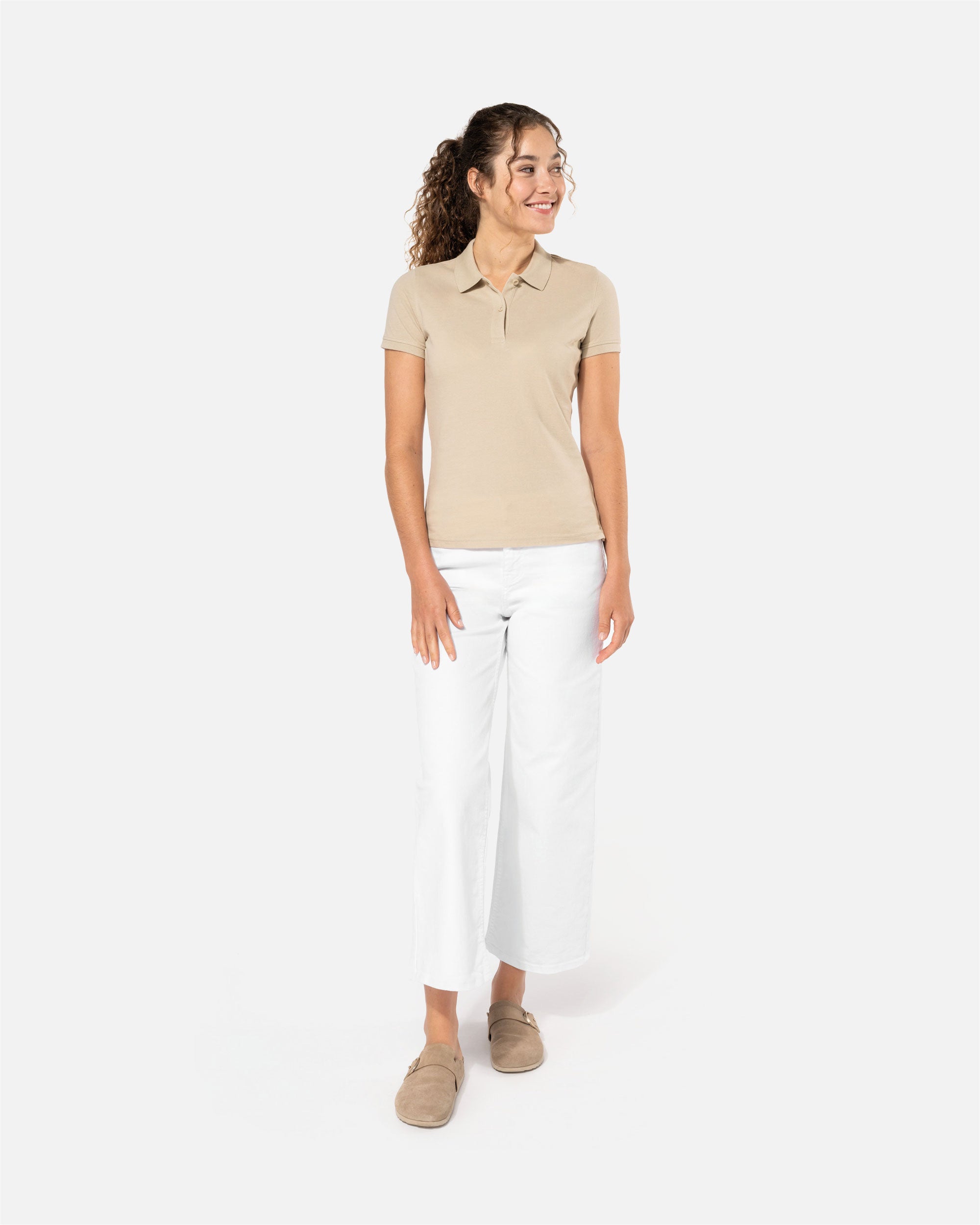 Klassisches Damen Piqué Polo T-Shirt 2.0