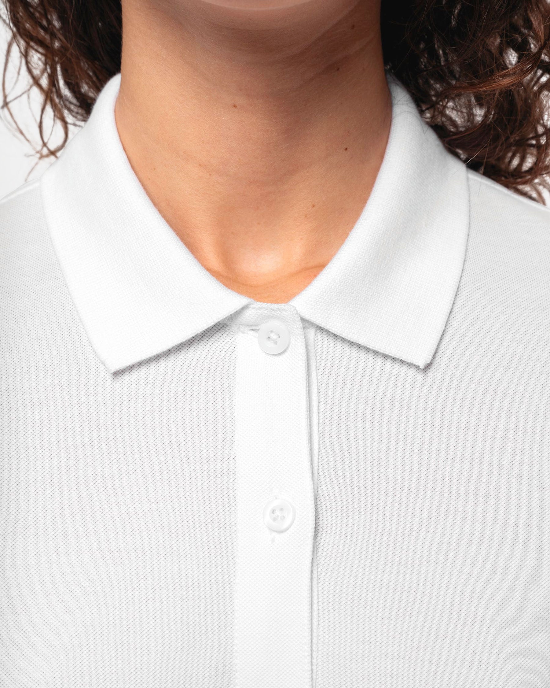 Klassisches Damen Piqué Polo Langarmshirt 2.0