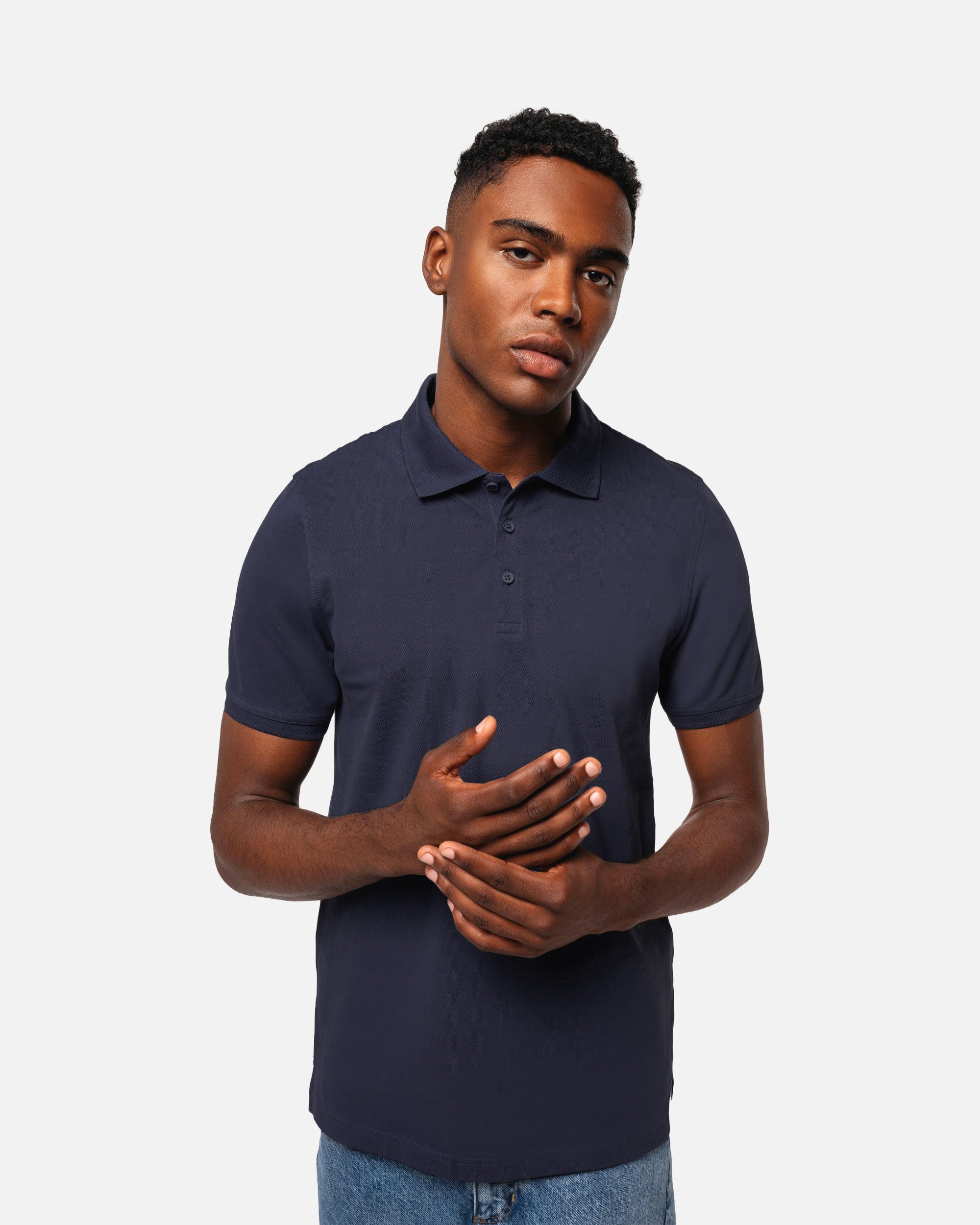 Schweres Herren Piqué Polo T-Shirt 2.0
