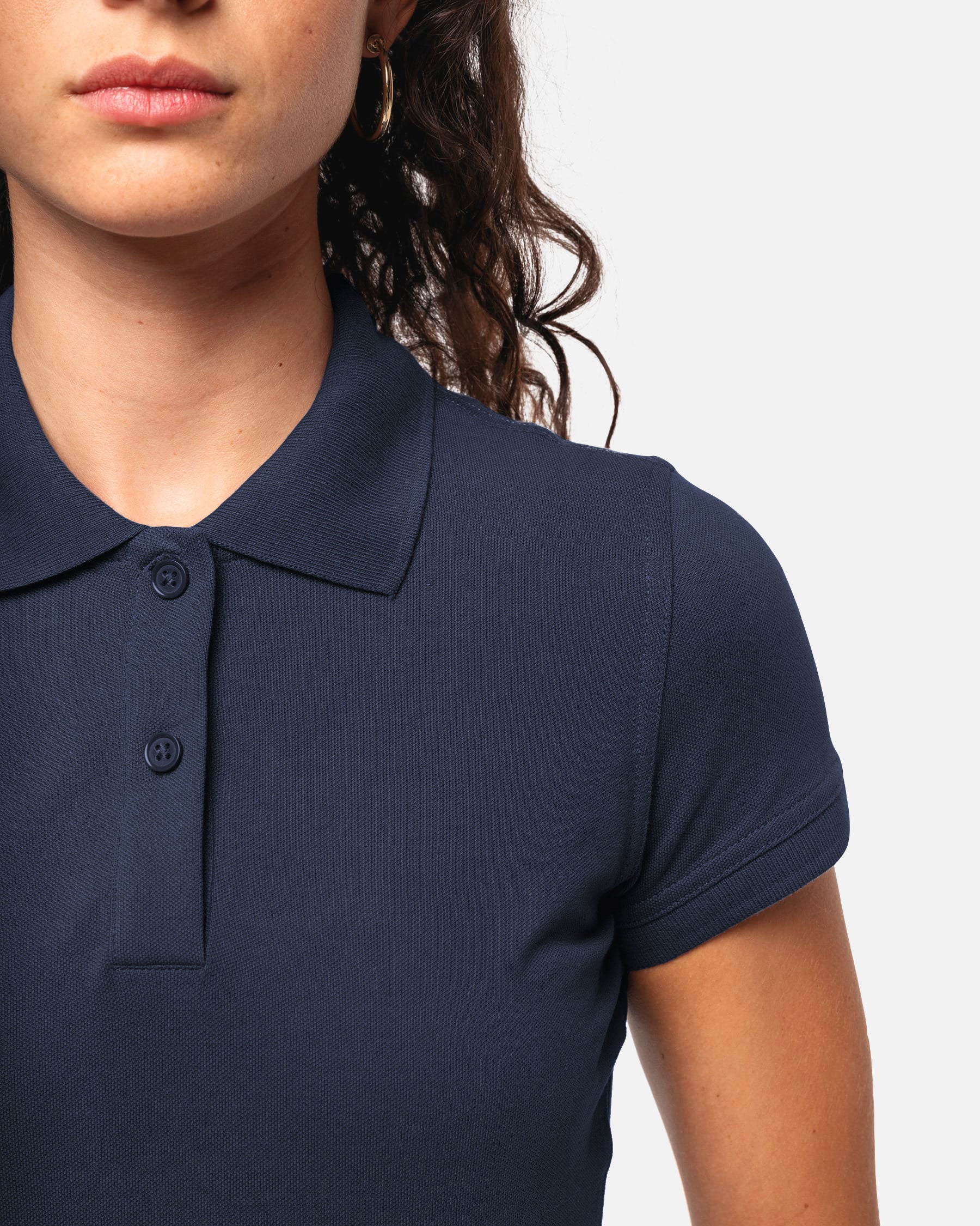 Schweres Damen Piqué Polo T-Shirt 2.0