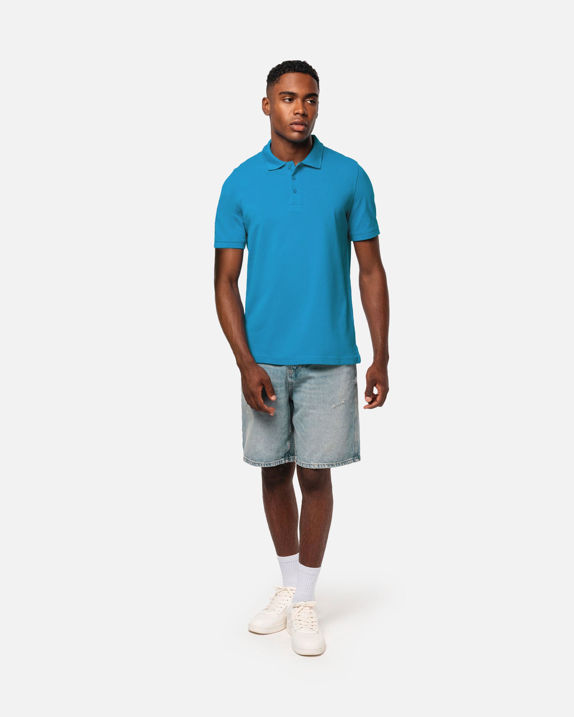 Schweres Herren Piqué Polo T-Shirt