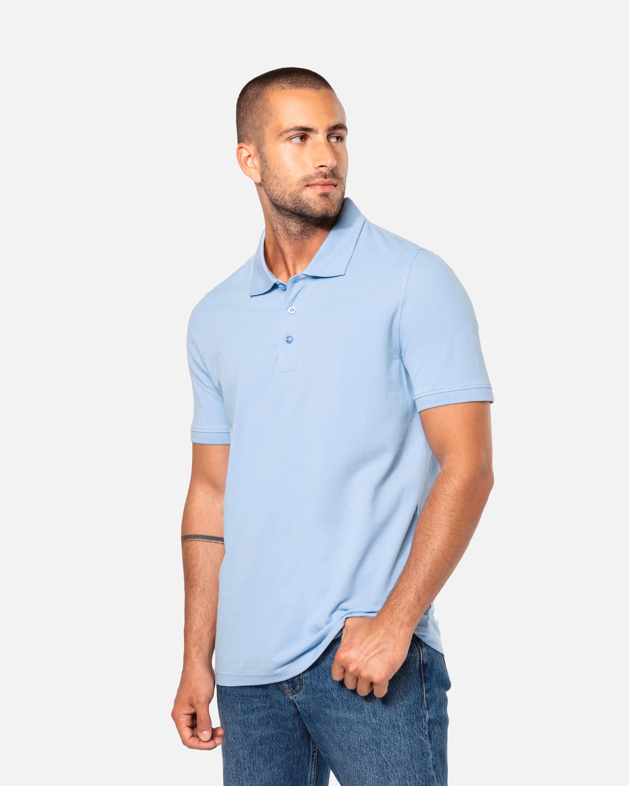 Klassisches Herren Piqué Polo T-Shirt