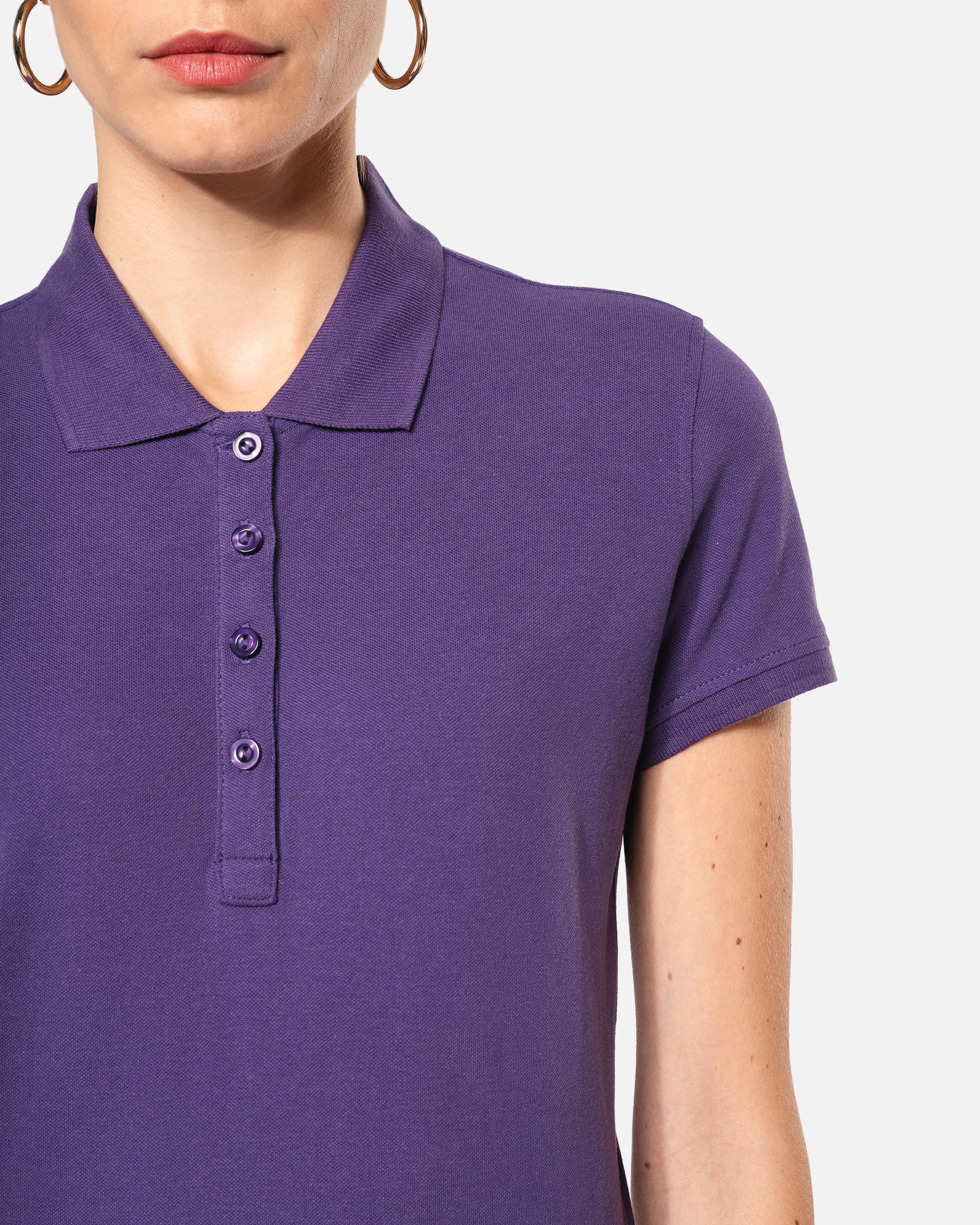 Klassisches Damen Piqué Polo T-Shirt