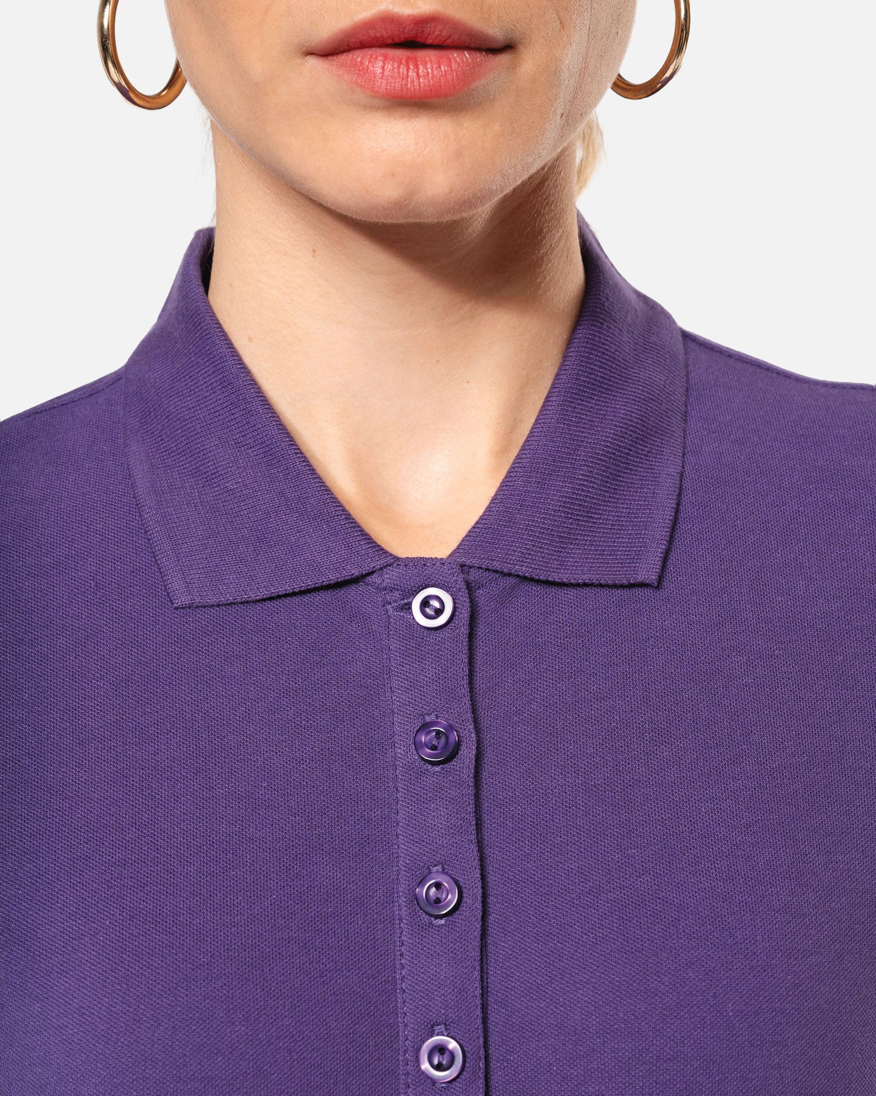 Klassisches Damen Piqué Polo T-Shirt