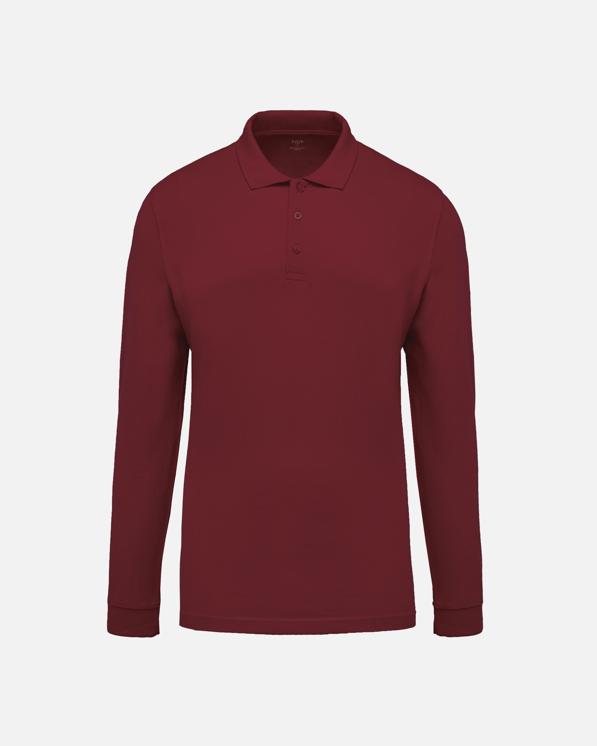Klassisches Herren Piqué Polo Langarmshirt