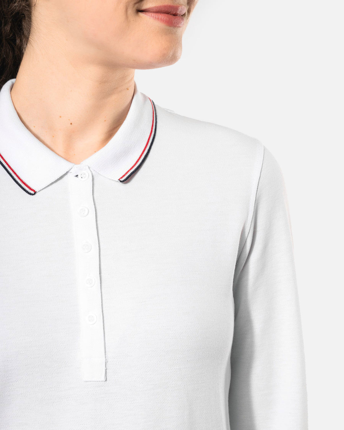Schweres Damen Piqué Polo Langarmshirt 2.0 von VIVID
