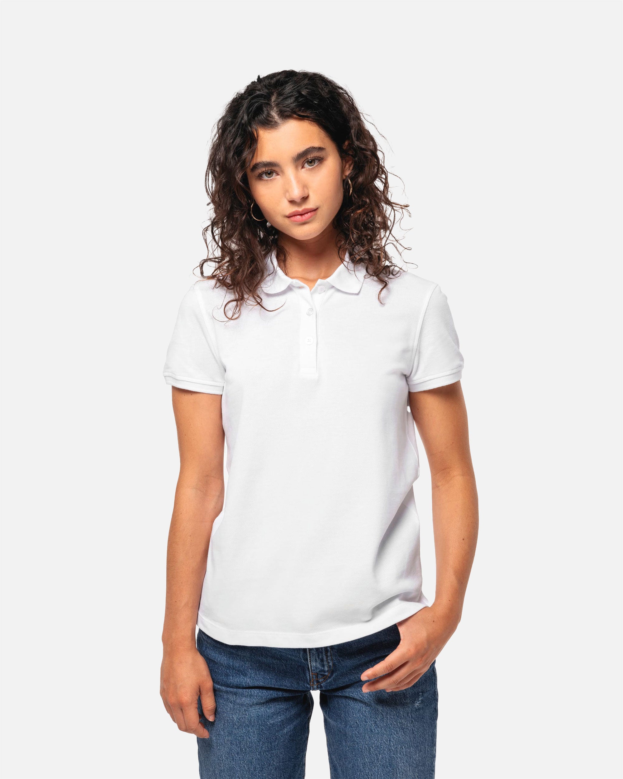Damen Piqué Polo T-Shirt
