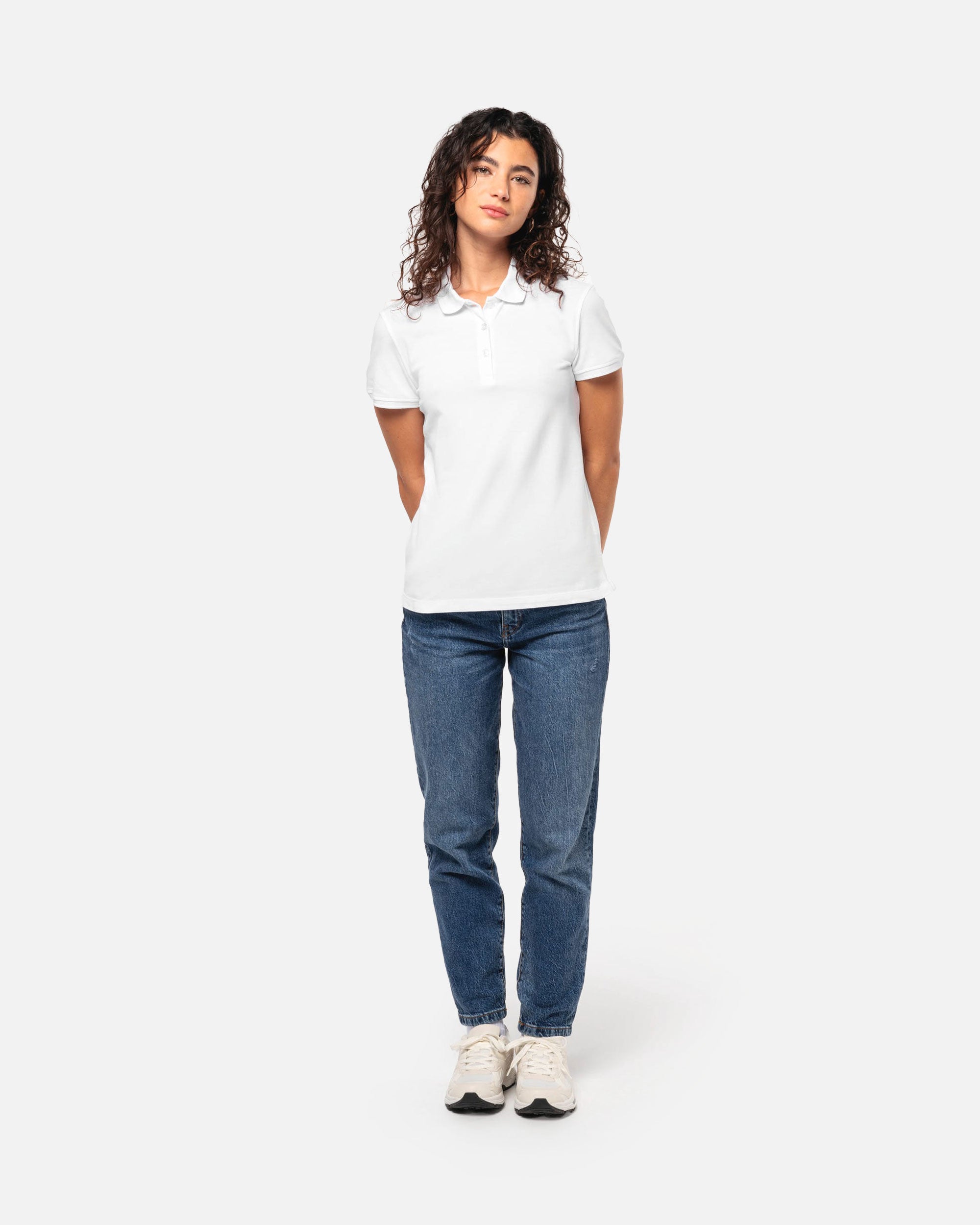 Damen Piqué Polo T-Shirt