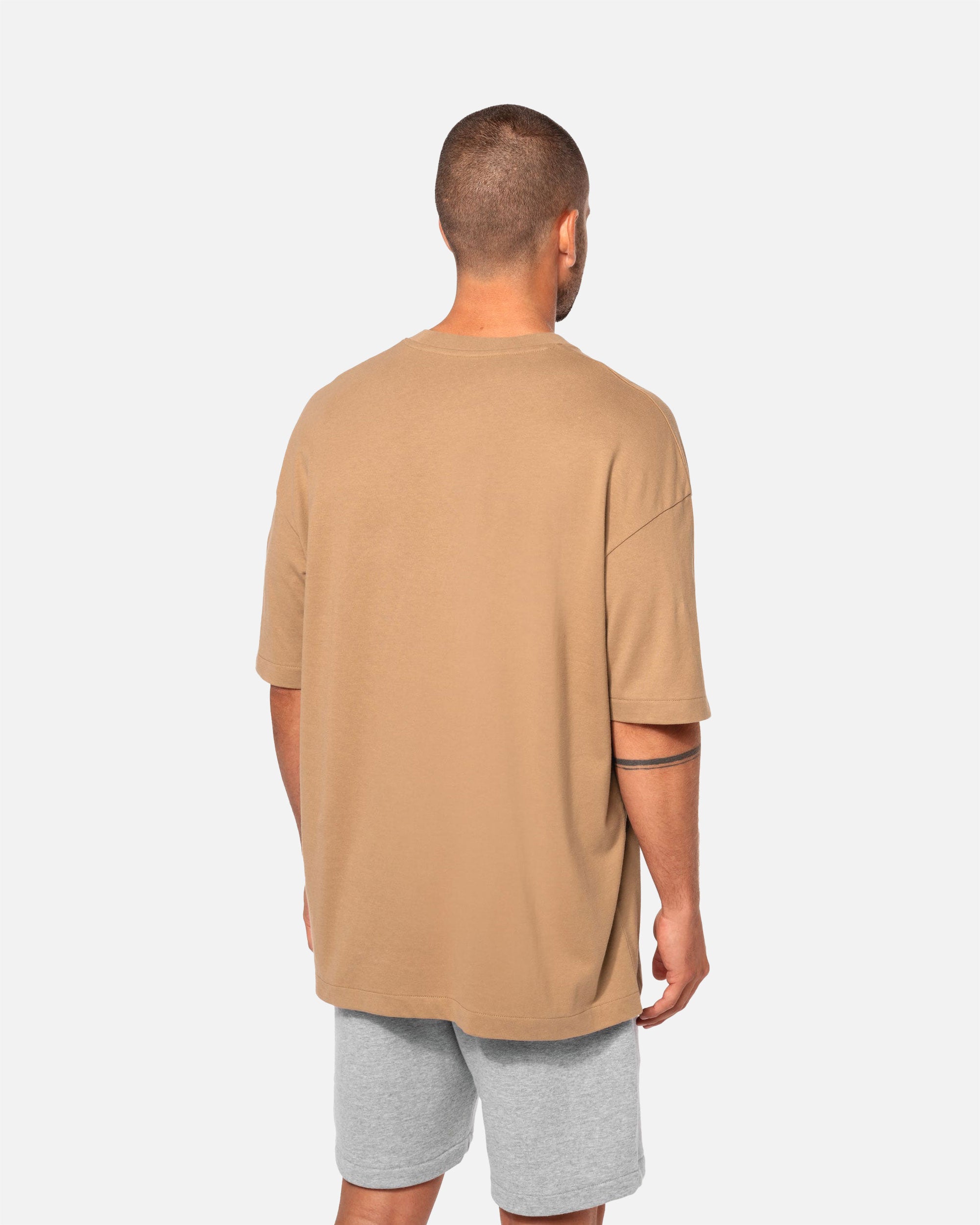 Schweres Übergroßes Herren T-Shirt