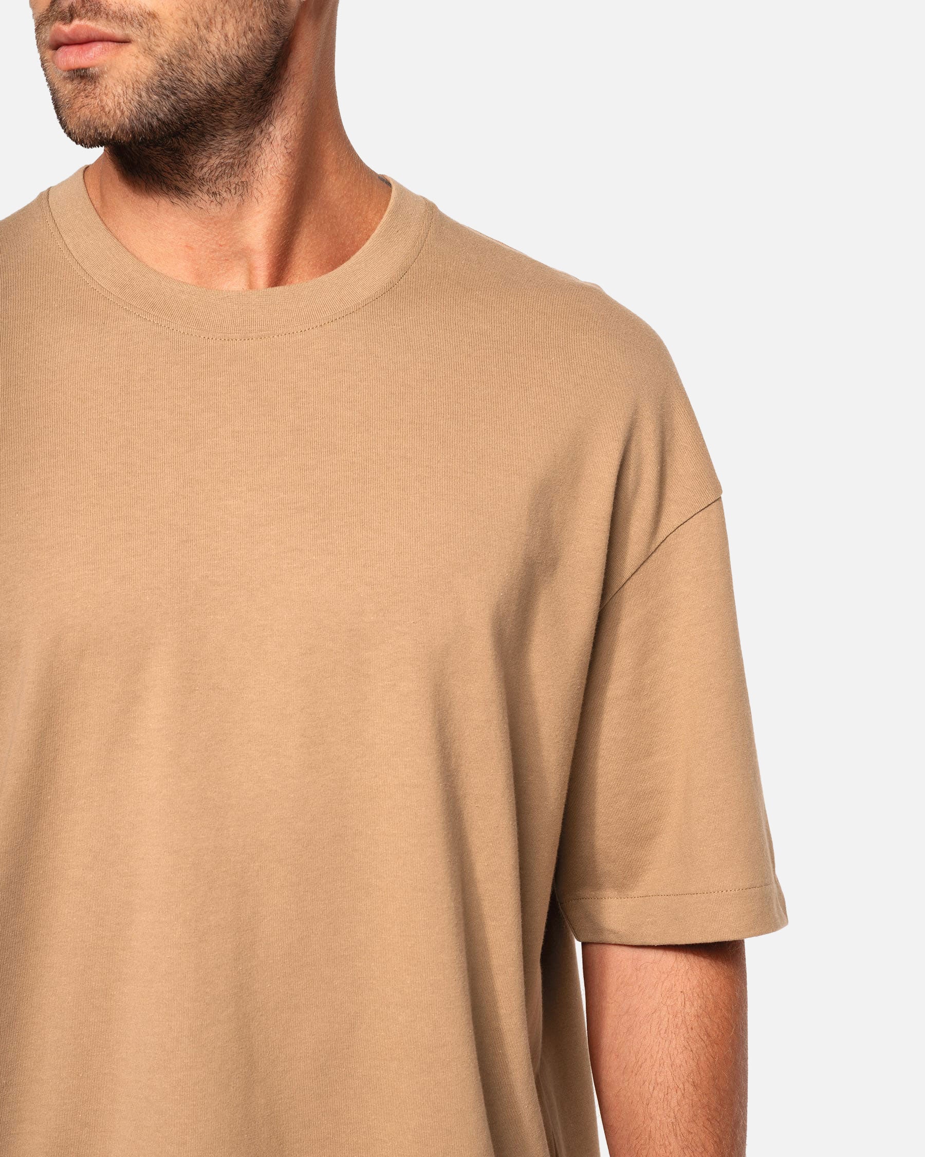 Schweres Übergroßes Herren T-Shirt
