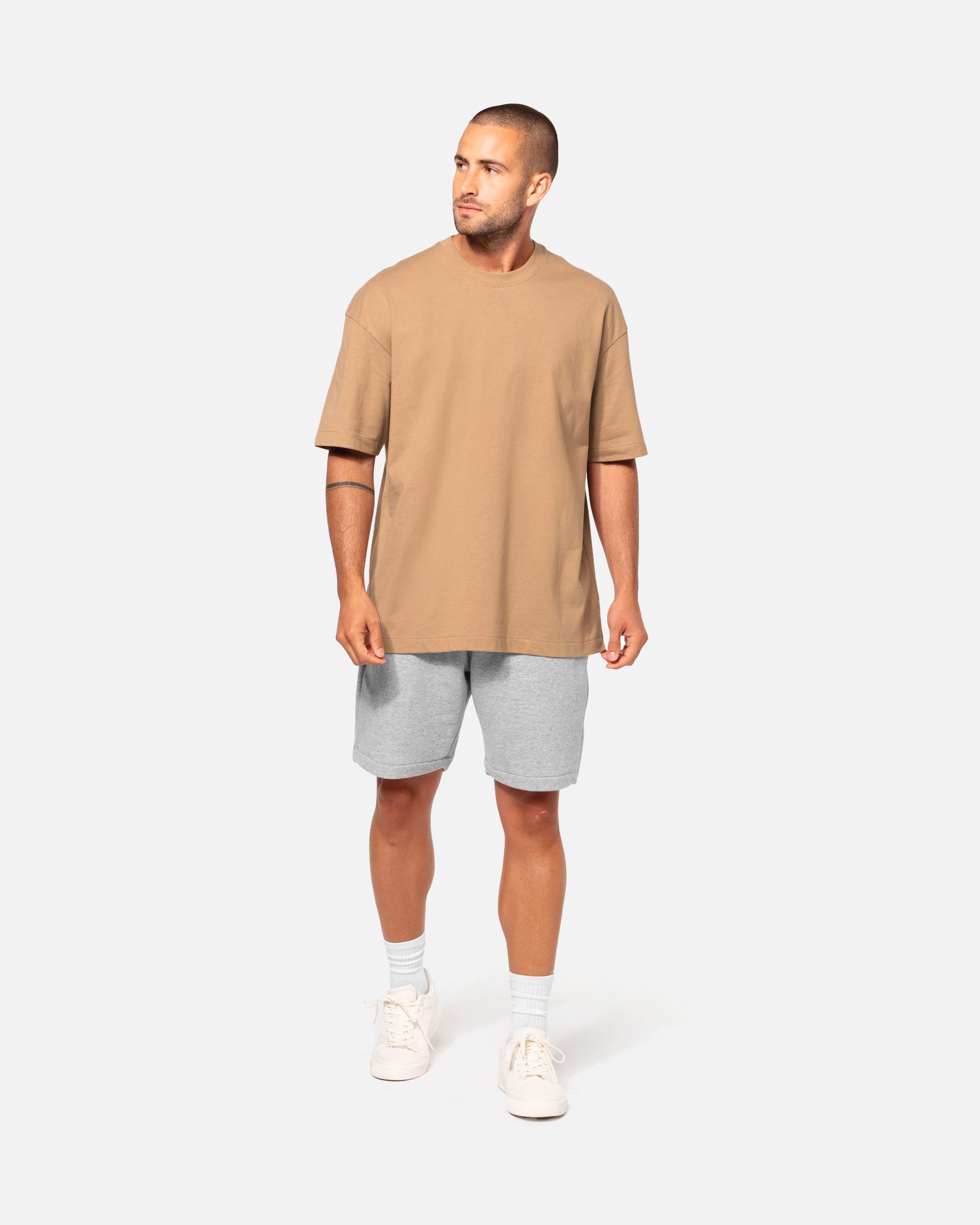 Schweres Übergroßes Herren T-Shirt