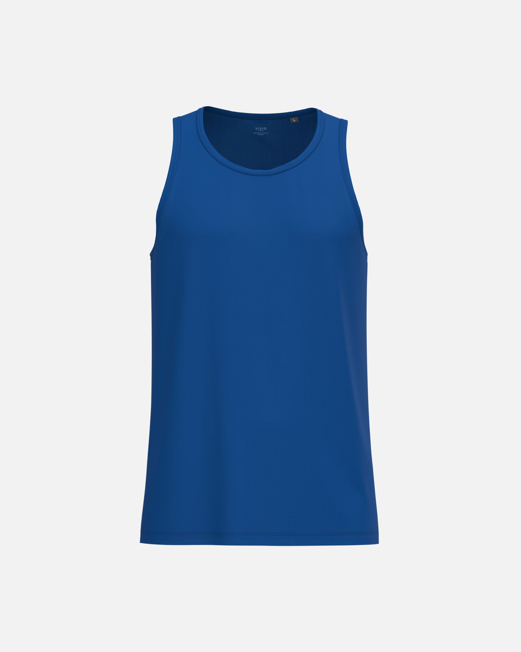 Klassisches Herren Tanktop Royal Blue von VIVID