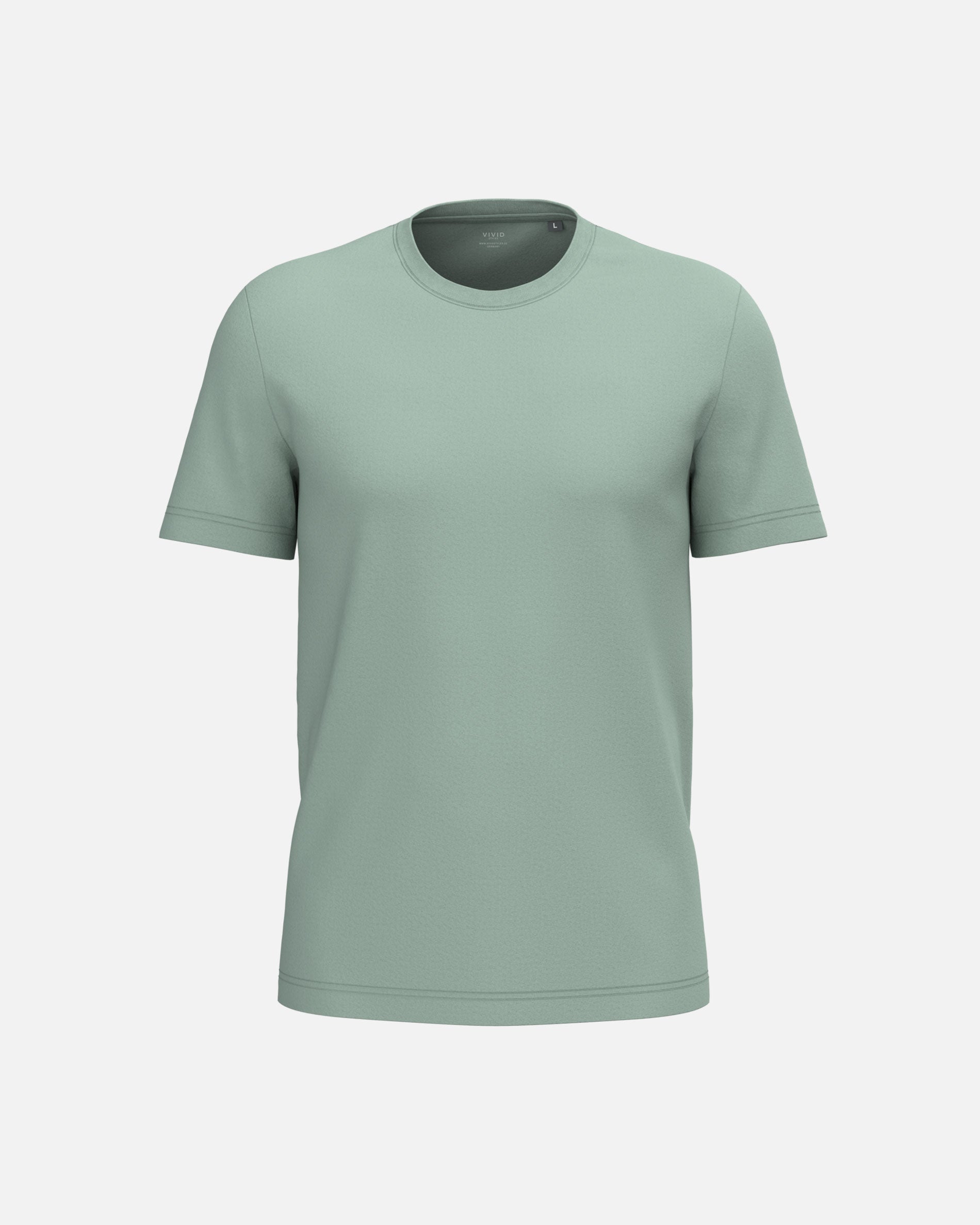 Leichtes Herren Basic T-Shirt Sage von VIVID