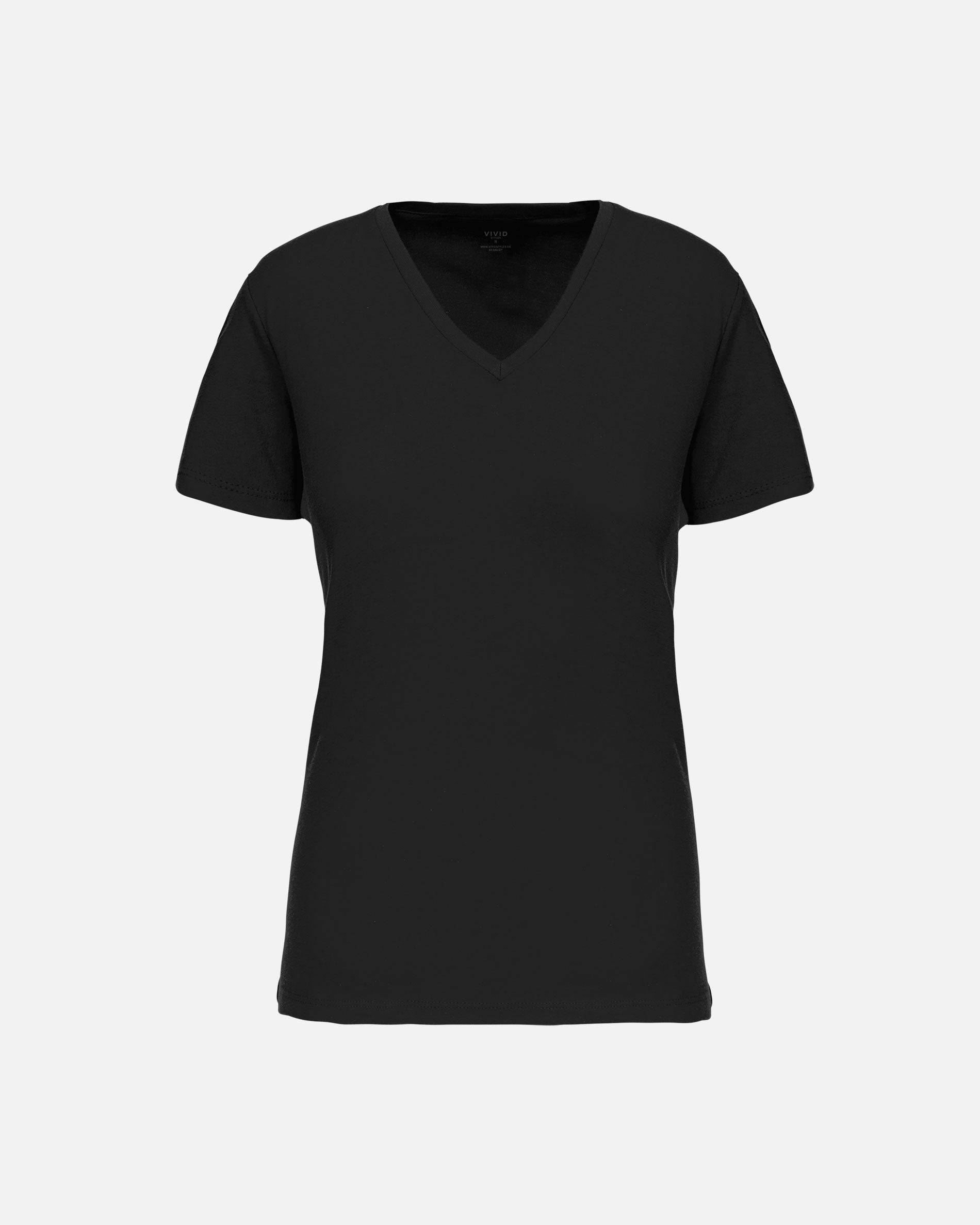 Leichtes Damen T-Shirt mit V-Ausschnitt