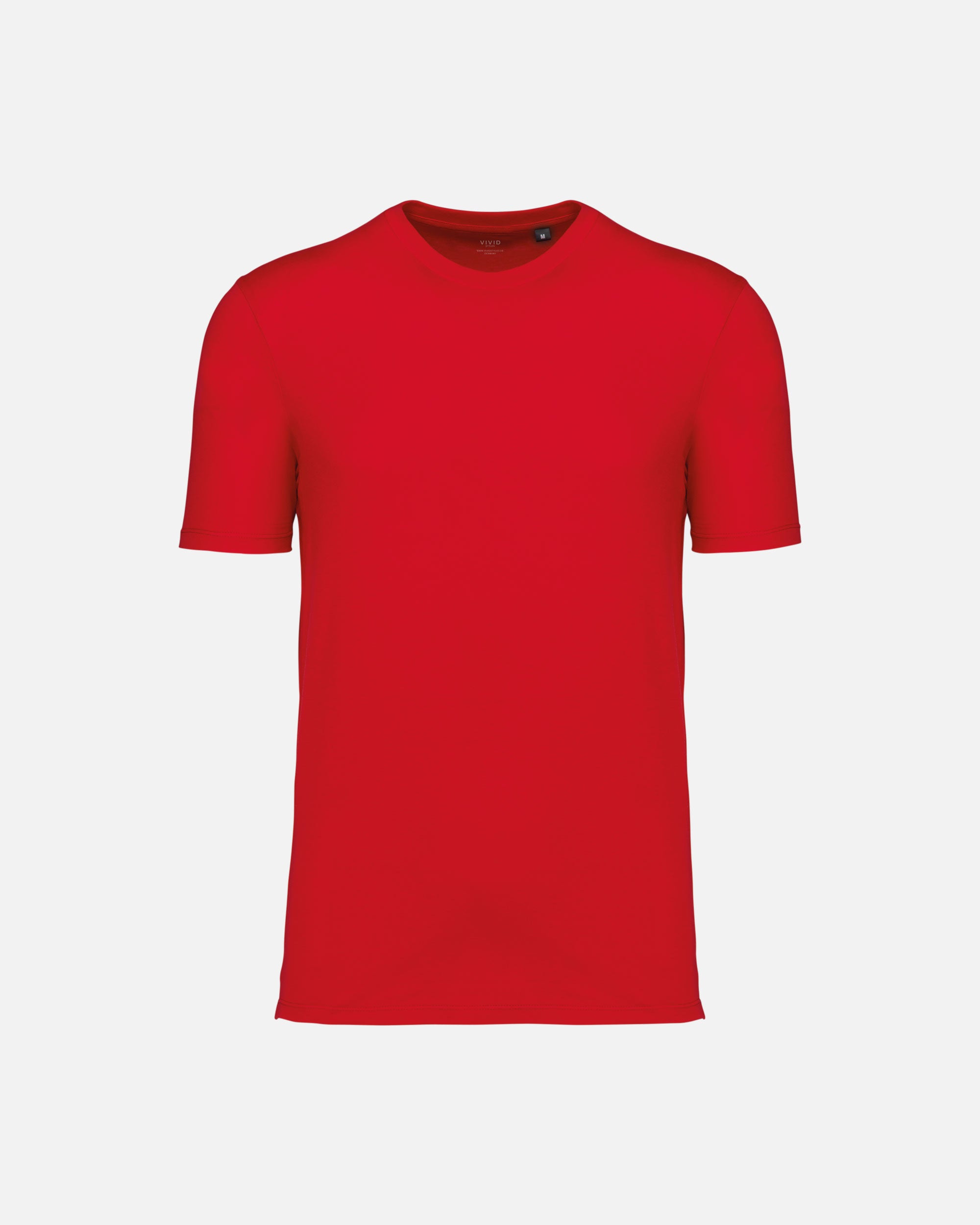 Leichtes Unisex Basic T-Shirt Fire Red von VIVID