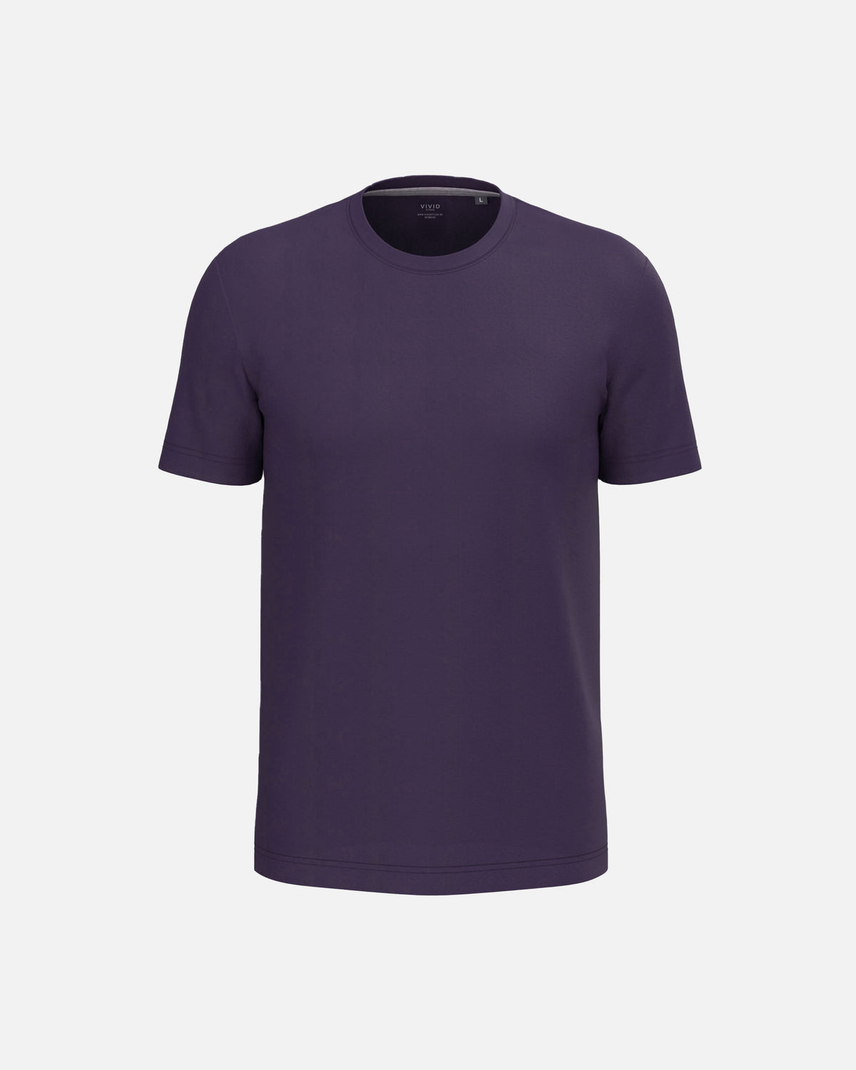 Klassisches Herren Basic T-Shirt Purple von VIVID