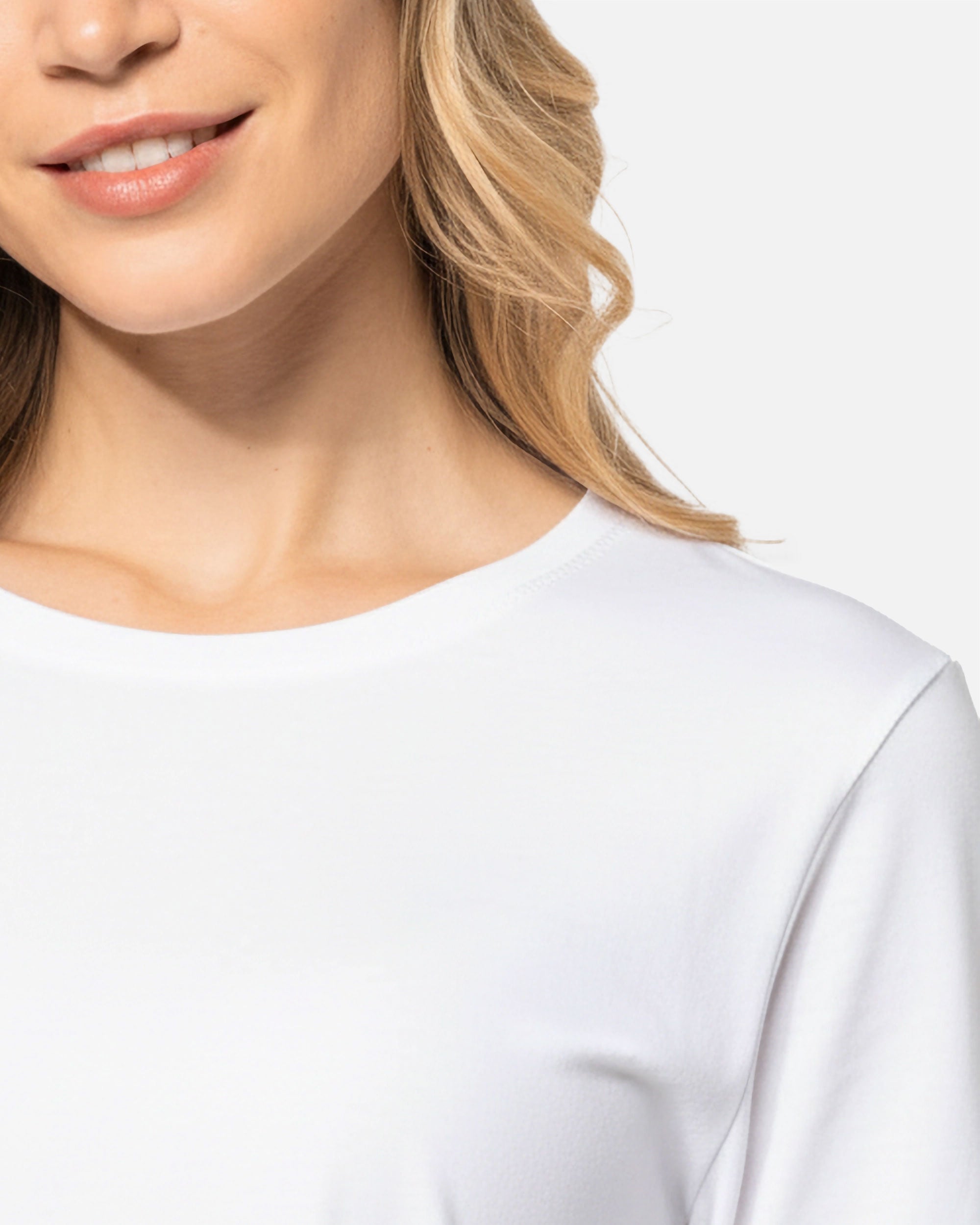 Klassisches Damen Langarmshirt