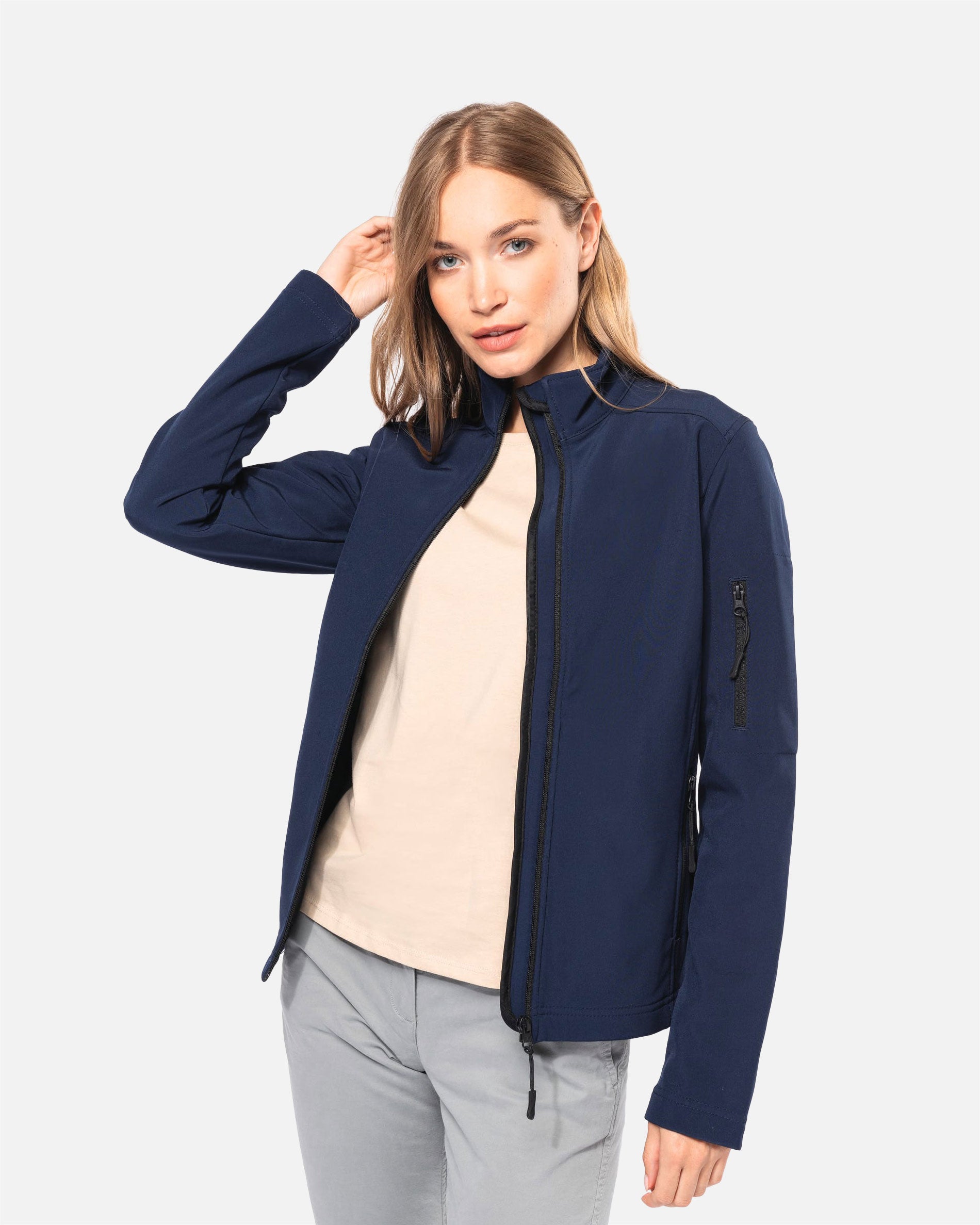 Damen Softshell Jacke Navy Blue von VIVID