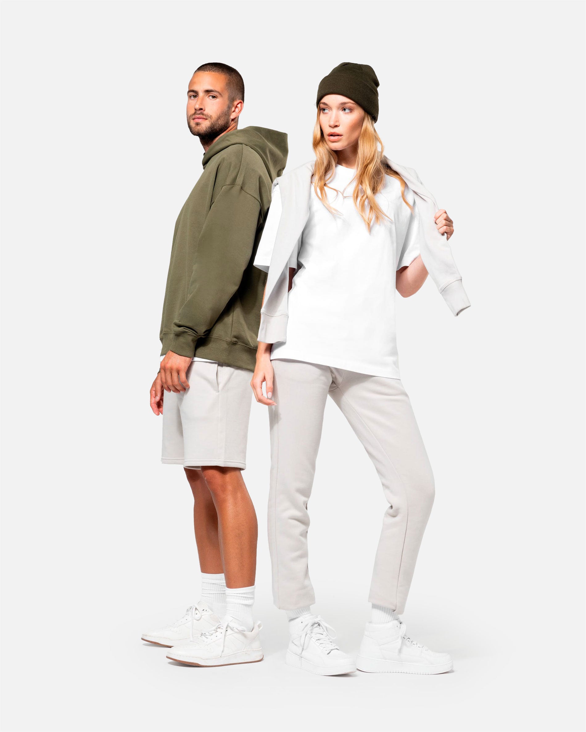 Übergroßes Molton Unisex Kapuzensweatshirt von VIVID