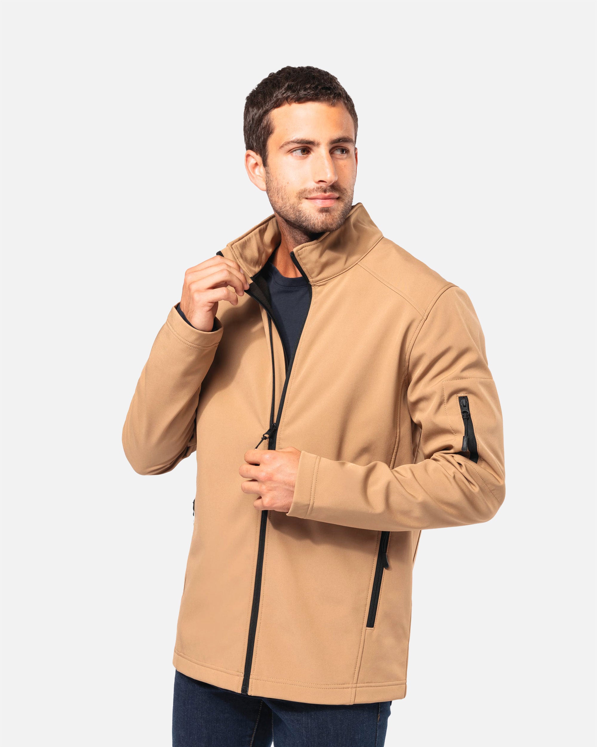 Herren Softshell Jacke Caramel von VIVID
