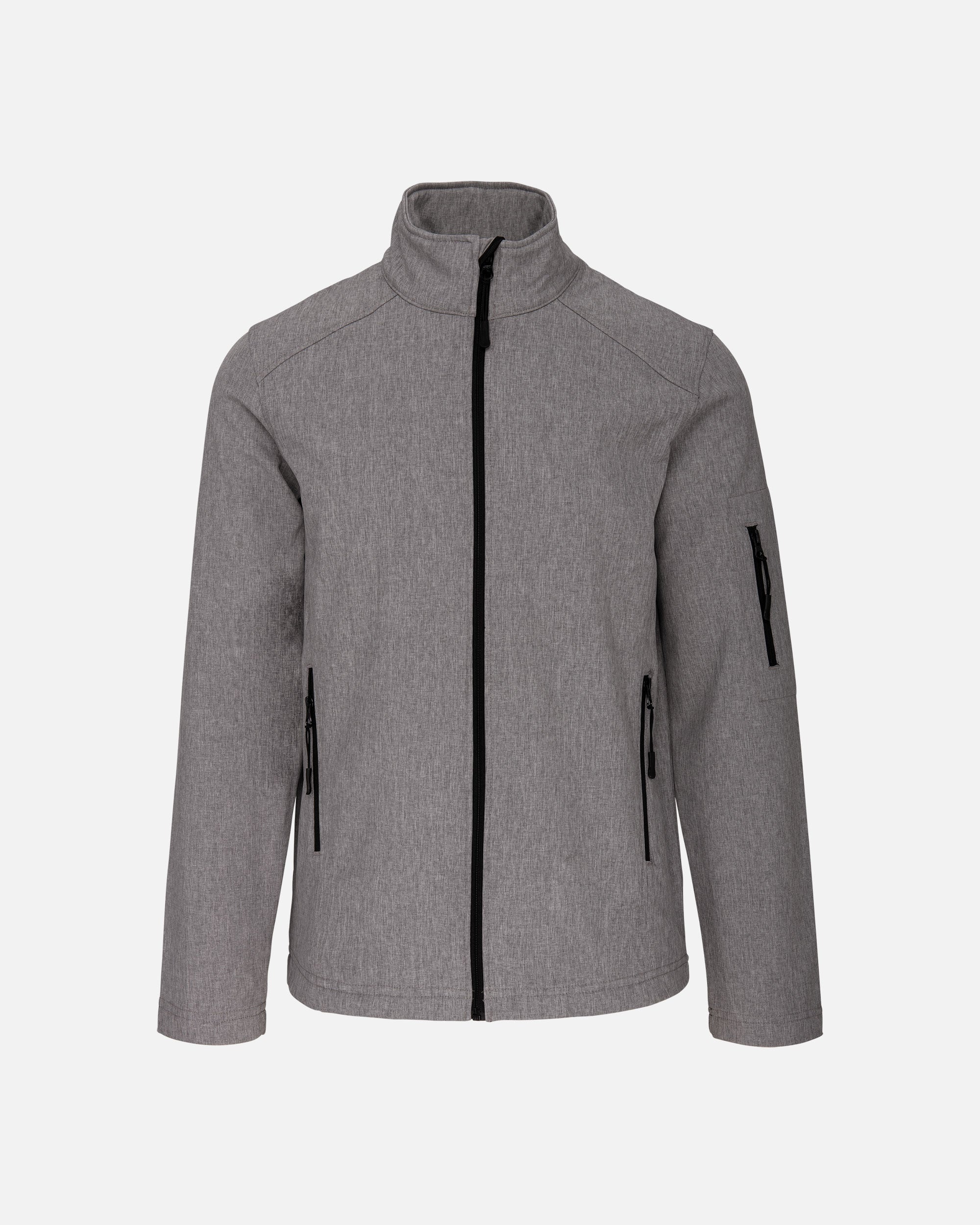 Herren Softshell Jacke Grey Melange von VIVID