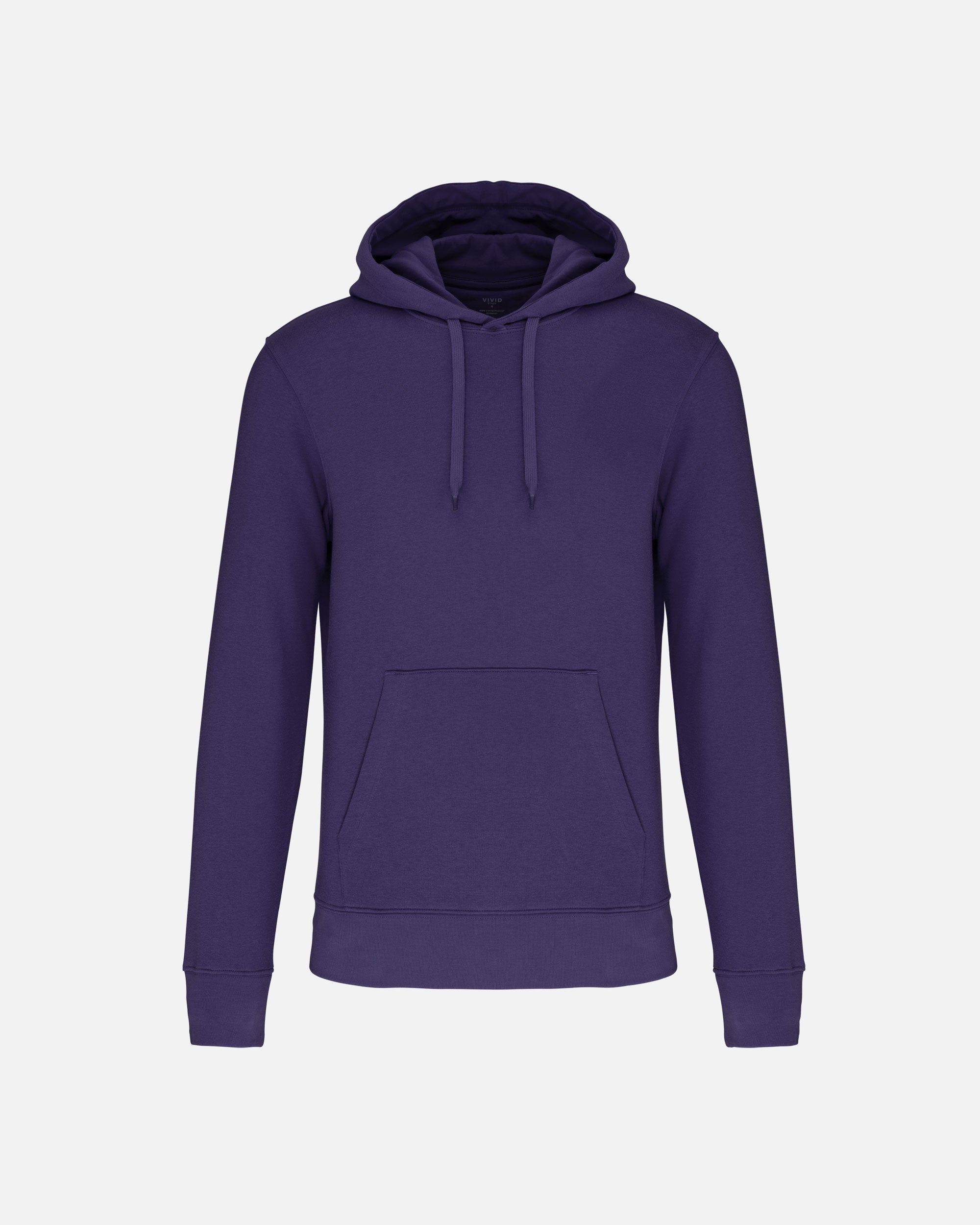 Klassisches Herren Kapuzensweatshirt Purple von VIVID