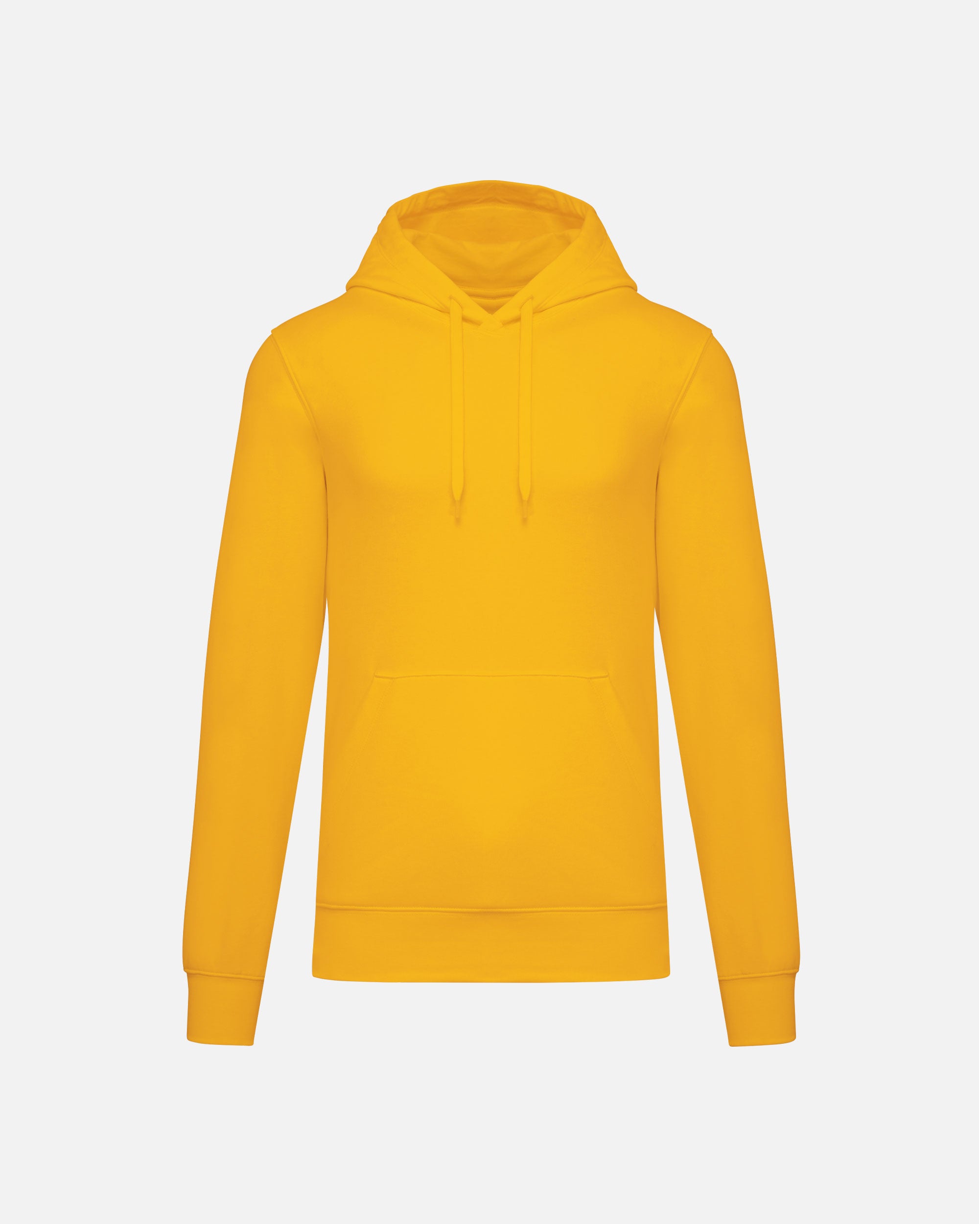 Klassisches Herren Kapuzensweatshirt Sun Yellow von VIVID