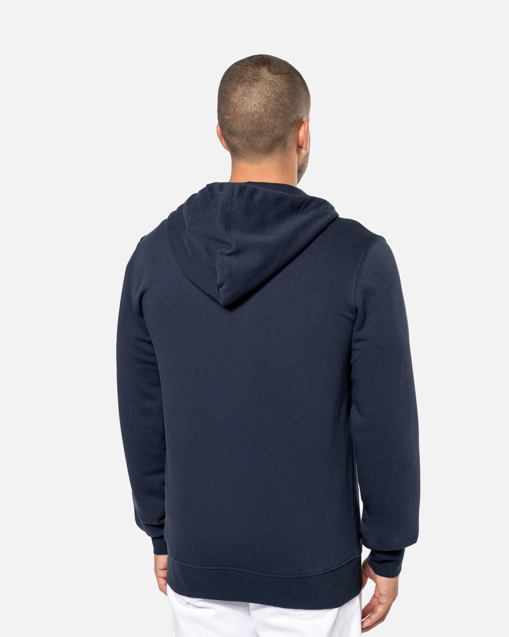 Klassisches Herren Zip Kapuzensweatshirt von VIVID