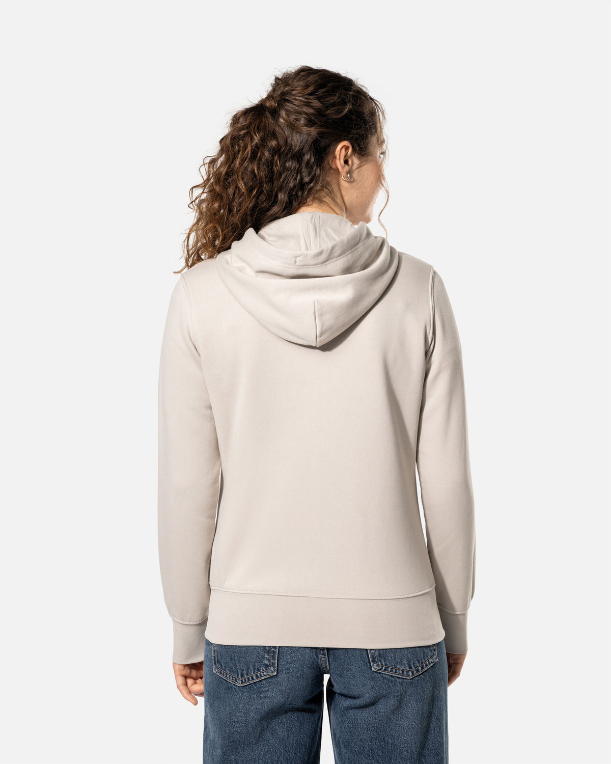 Klassisches Damen Zip Kapuzensweatshirt von VIVID