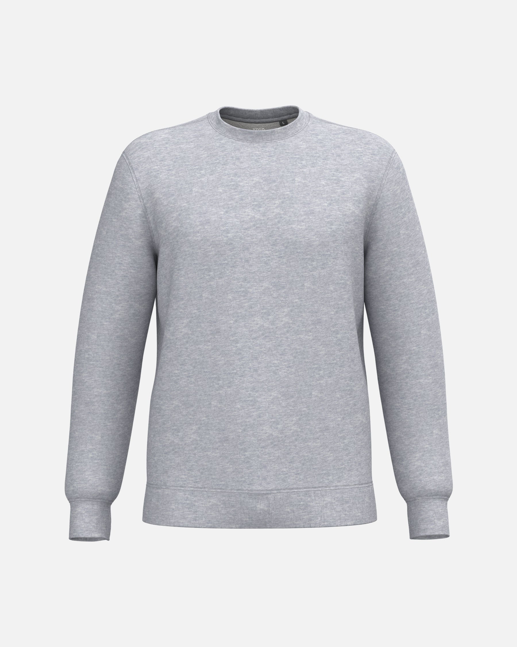 Klassisches Unisex Sweatshirt Grey Heather von VIVID