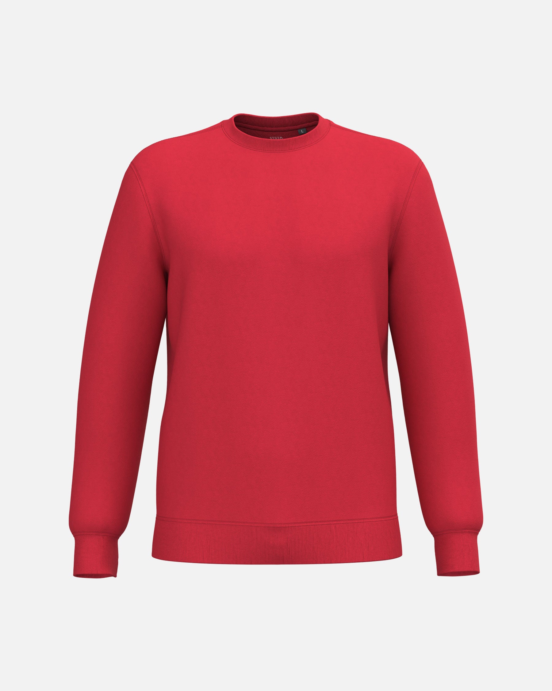 Klassisches Unisex Sweatshirt Fire Red von VIVID
