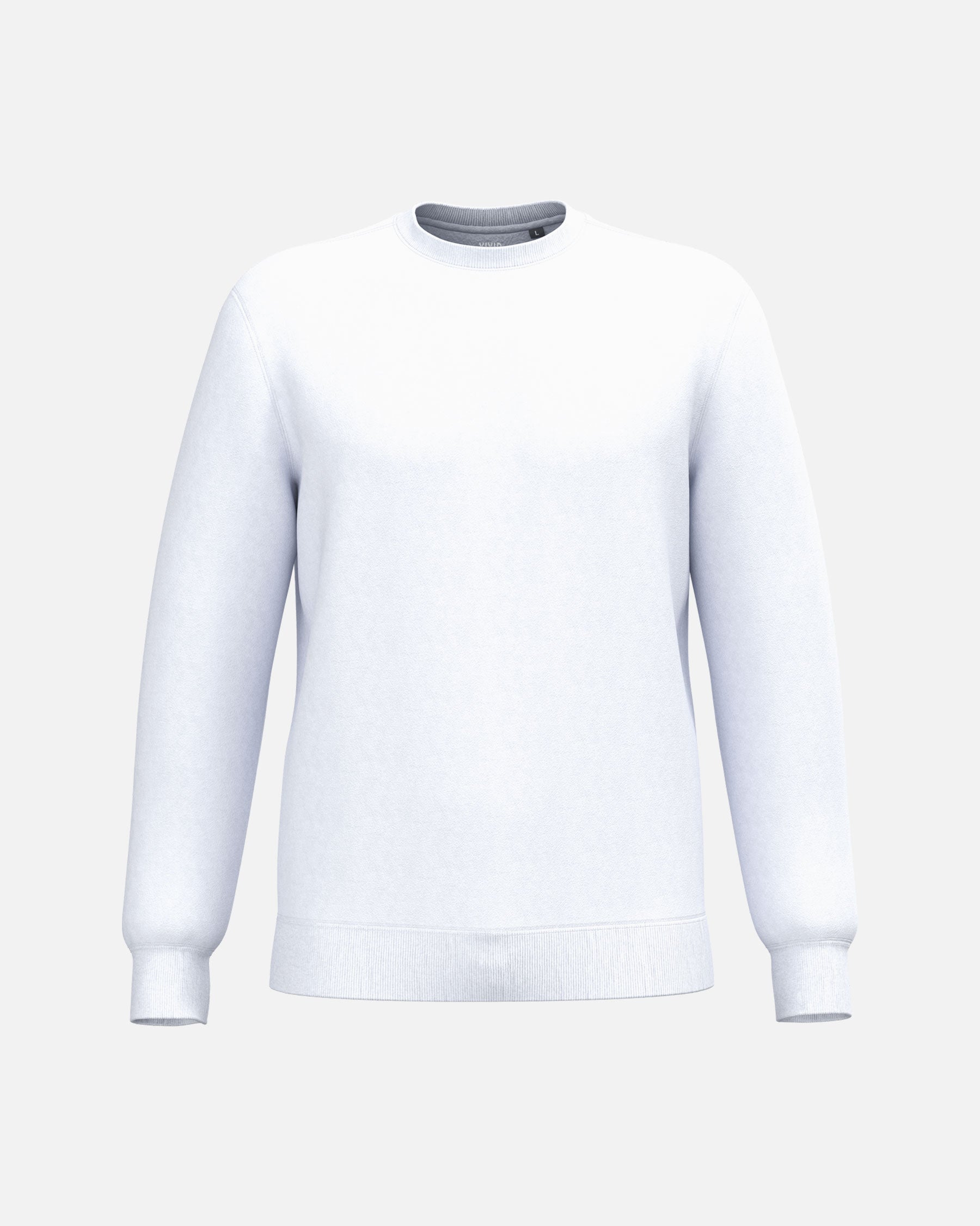 Klassisches Unisex Sweatshirt White von VIVID