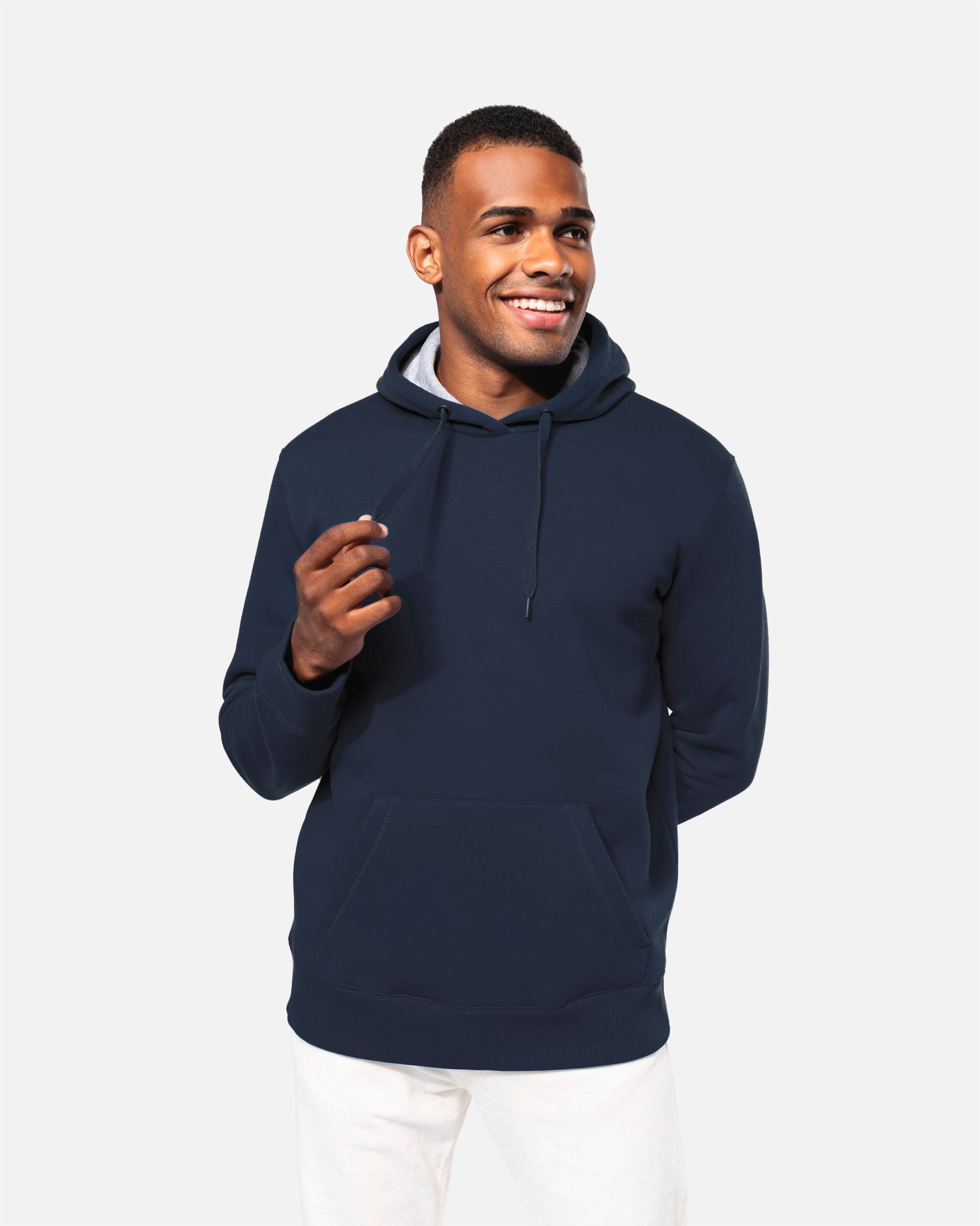 Schweres Unisex Kapuzensweatshirt 2.0 Navy Blue von VIVID