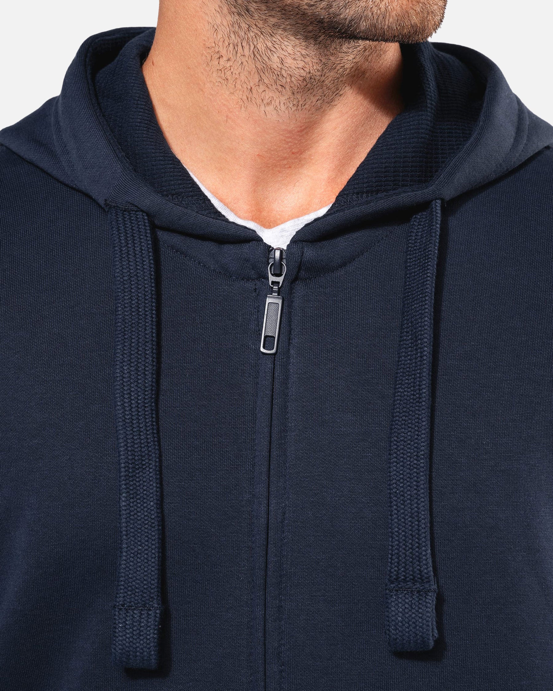 Herren Zip Kapuzensweatshirt