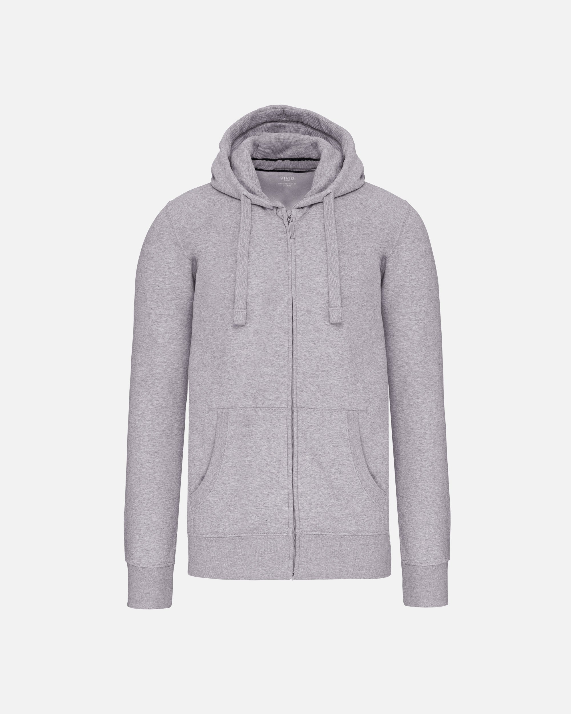 Herren Zip Kapuzensweatshirt