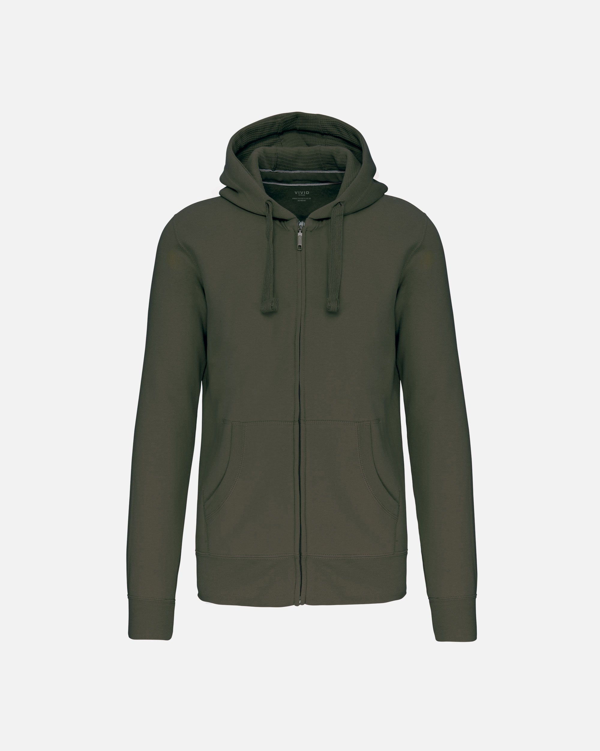 Herren Zip Kapuzensweatshirt